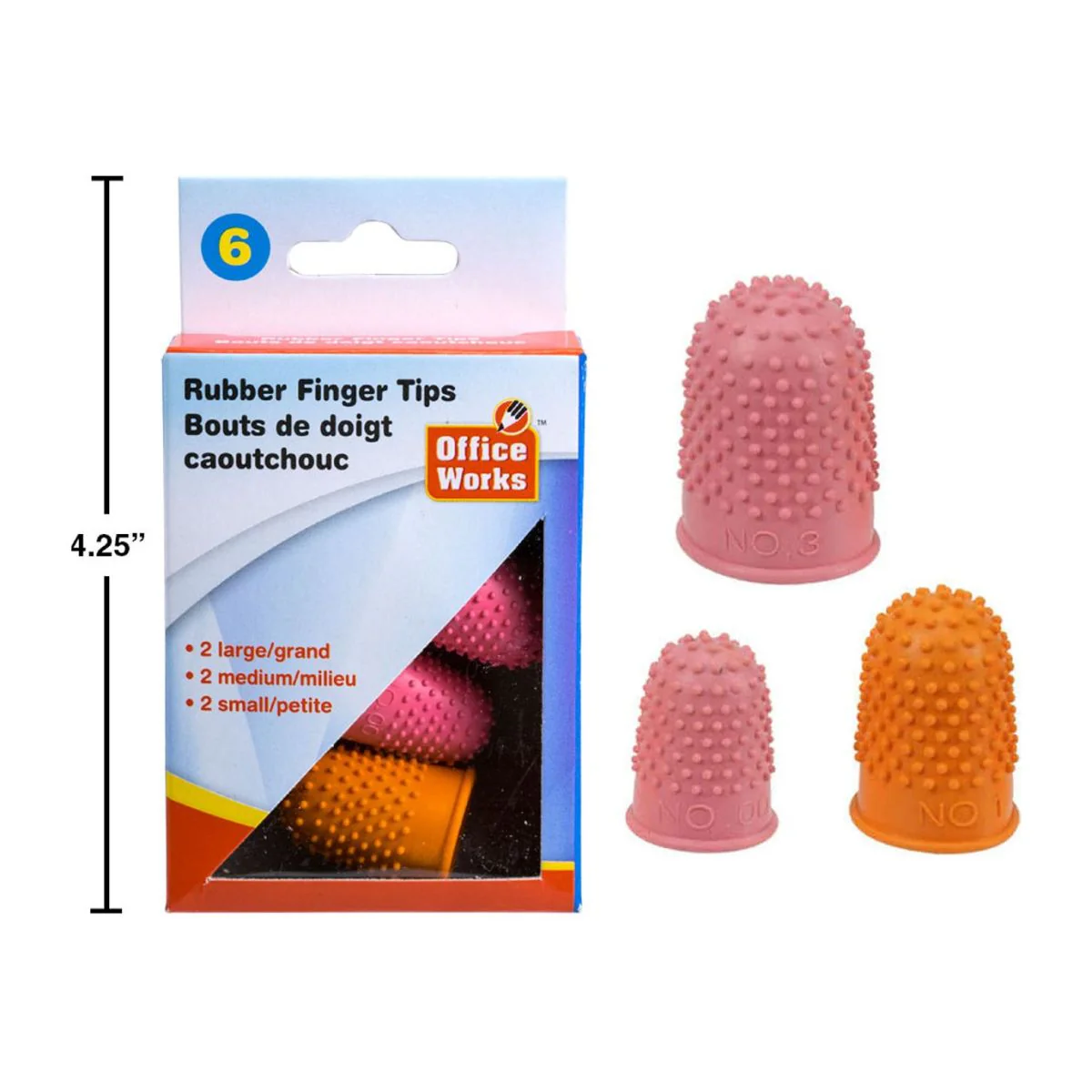 Puntas De Goma Para Dedos De 6 Piezas - Image 4