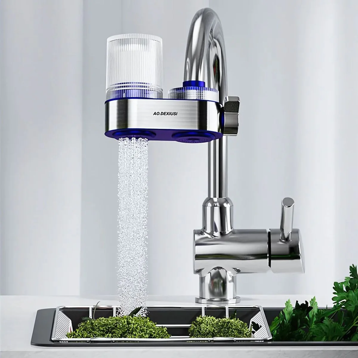 Purificador De Agua Para Grifo Filtro De Agua Para Llave De Cocina. (Incluye 6 Repuestos). Fácil Instalación Y Doble Salida. - Image 3