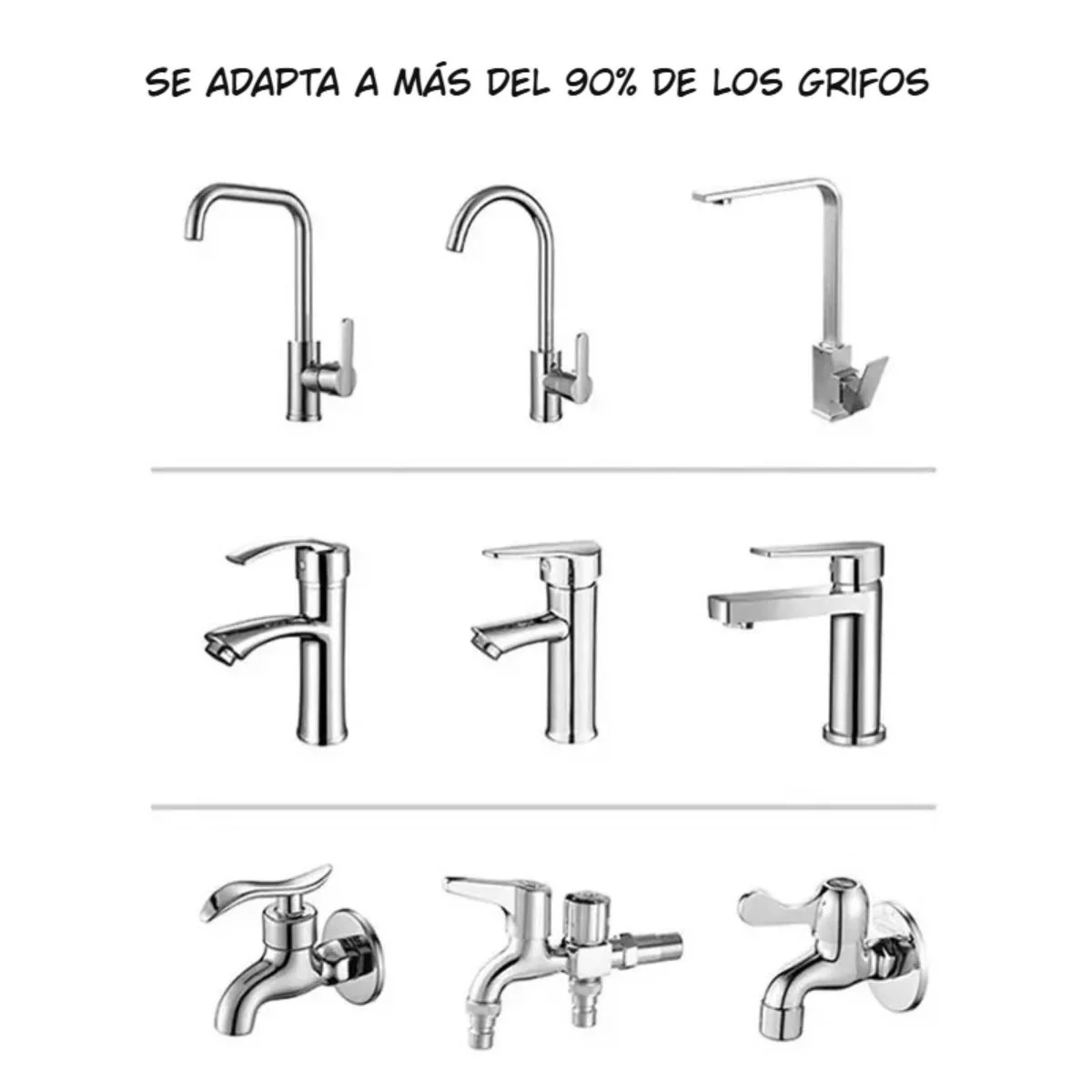 Purificador De Agua Para Grifo Filtro De Agua Para Llave De Cocina. (Incluye 6 Repuestos). Fácil Instalación Y Doble Salida. - Image 6