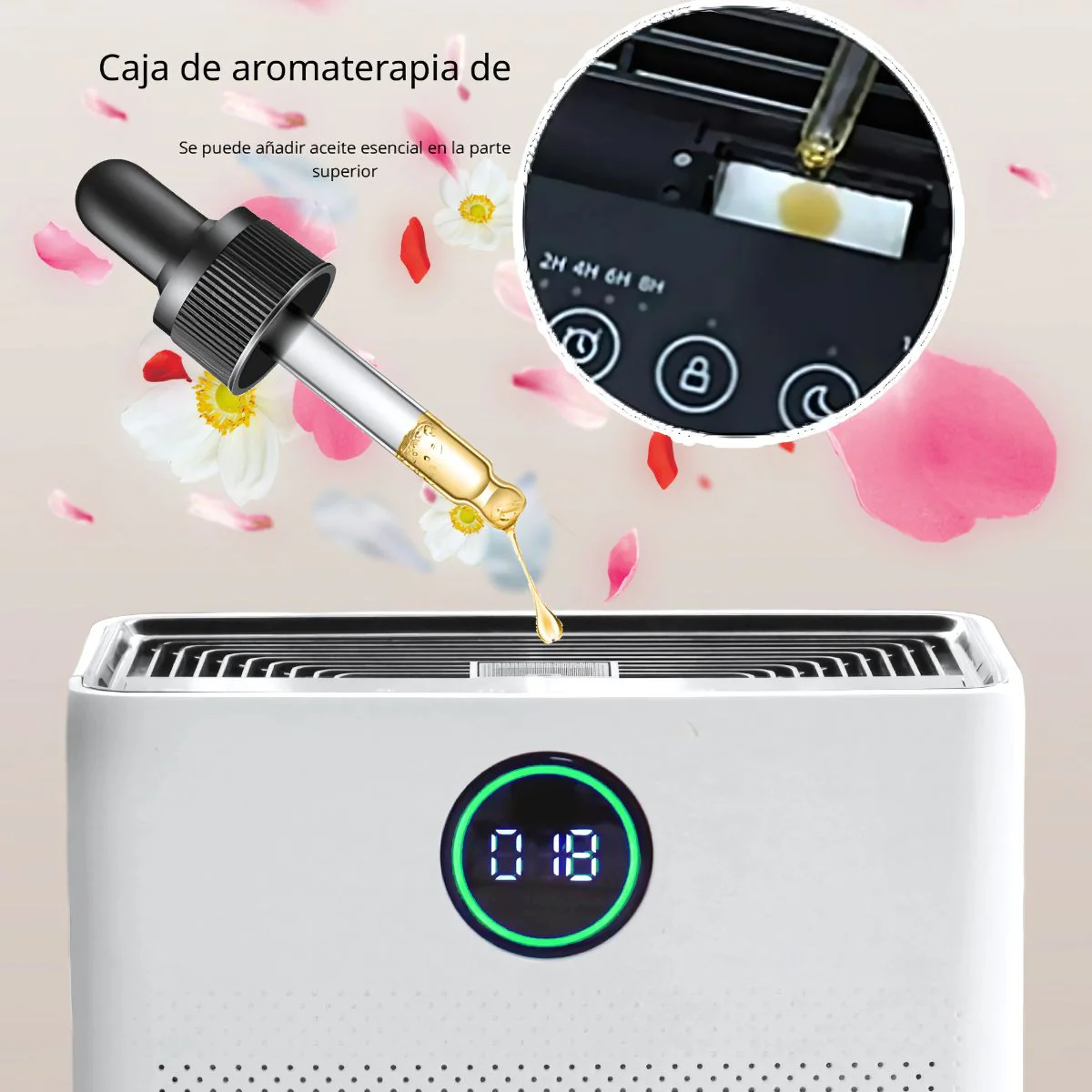 Purificador De Aire Multifuncional Filtro De Aire Microparticulas PM2.5 Para Hogar Y Oficina. Funcionamiento Silencioso. Alcance Hasta 40 M². - Image 5