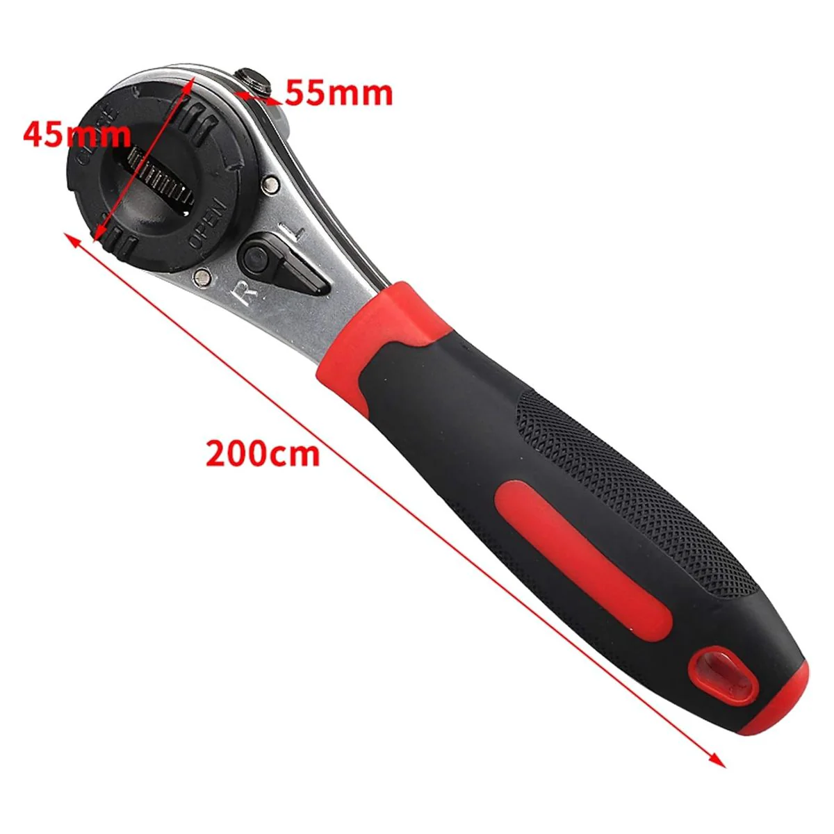 Rachet Ajustable 6-22 Mm. Llave De Matraca Universal Con Mango Antideslizante. - Image 5