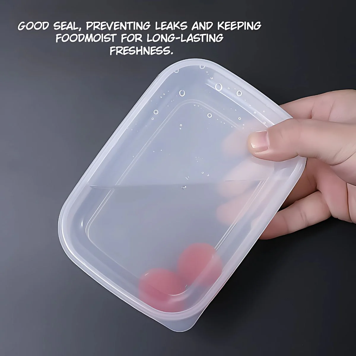 Recipientes Herméticos. Vasijas Para Comida. Set De 3 Piezas. Caja Envase De Plastico Selladas. 300 Ml - Image 3