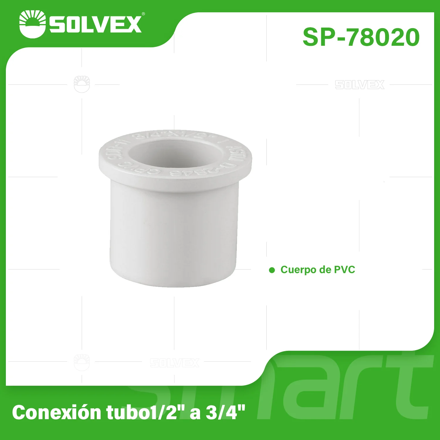 Reducciones PVC. Bushings Adaptadores Para Agua Potable. Conexiones Roscadas De Presión. - Image 2