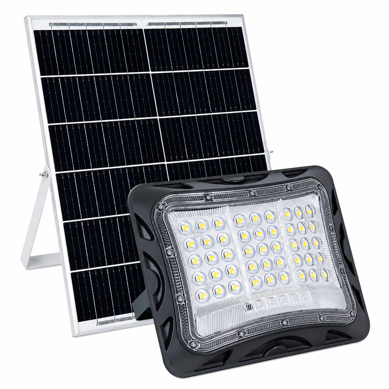 Reflector Solar LED 100W, 65K. Iluminación Brillante. Sensor De Movimiento. Lámpara Solar.