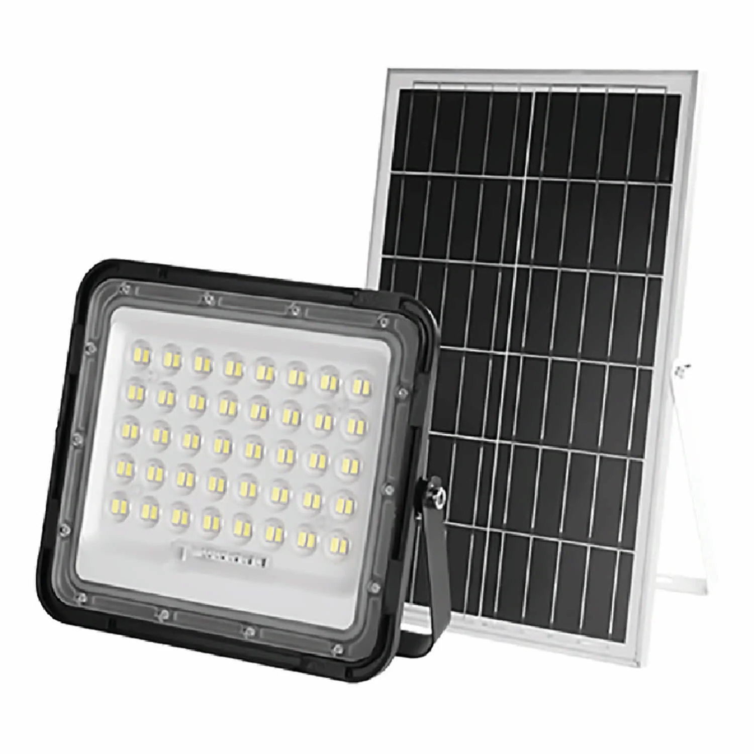 Reflector Solar LED 100W, 6500K. Iluminación Brillante. Sensor De Movimiento. Lámpara Solar.