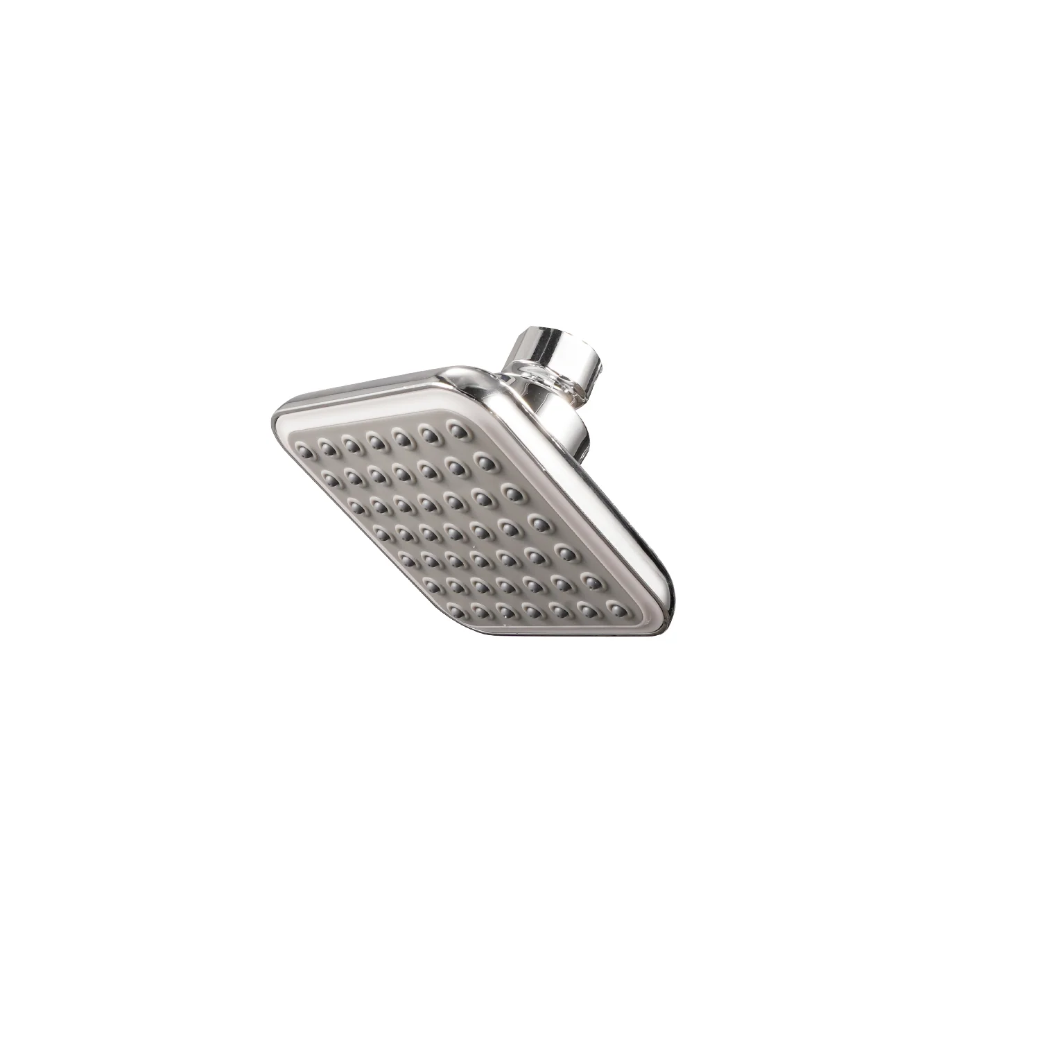 Regadera Para Ducha Cuadrada 4" Cromada. Cabezal De Plástico ABS Resistente. - Image 2
