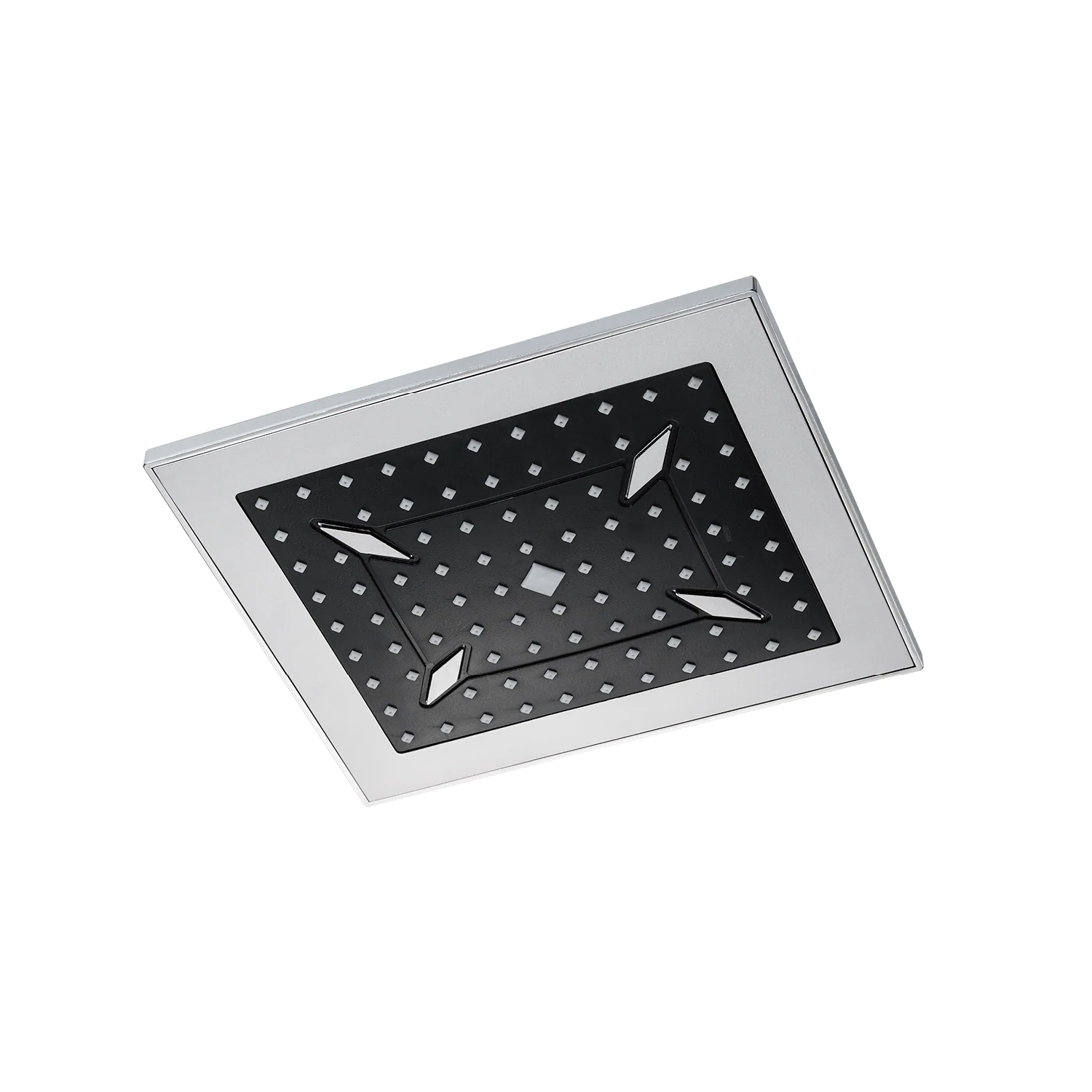 Regadera Para Ducha Cuadrada 8" Cromada. Cabezal Plástico ABS Con Bola De Latón. - Image 2