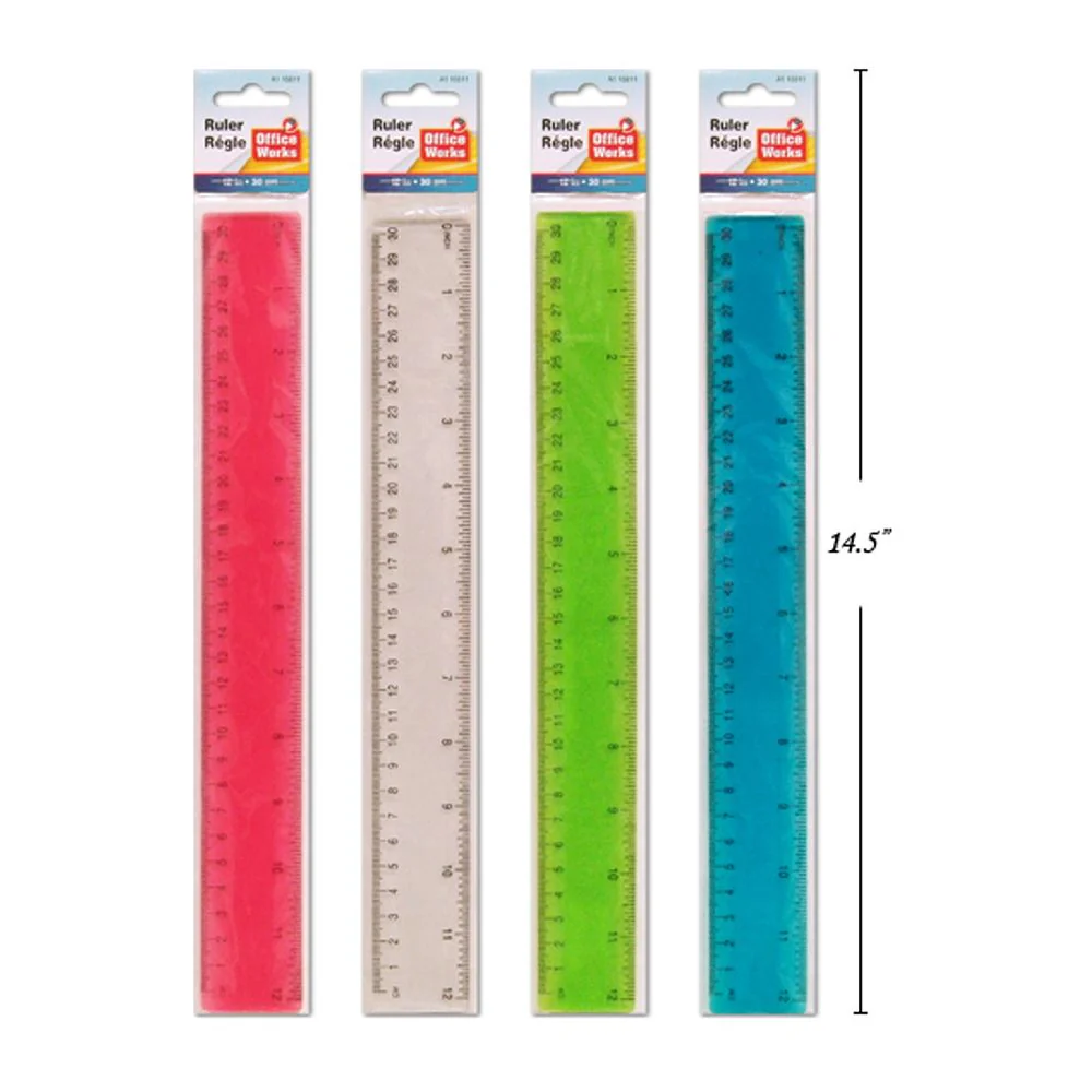 Regla Blanda Flexible De 12 " (1Pza) (Viene En Colores Variados Al Azar) - Image 4