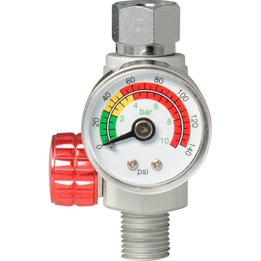 Regulador De Aire Con Manómetro 1/4" NPT 145 PSI Urrea - Image 3