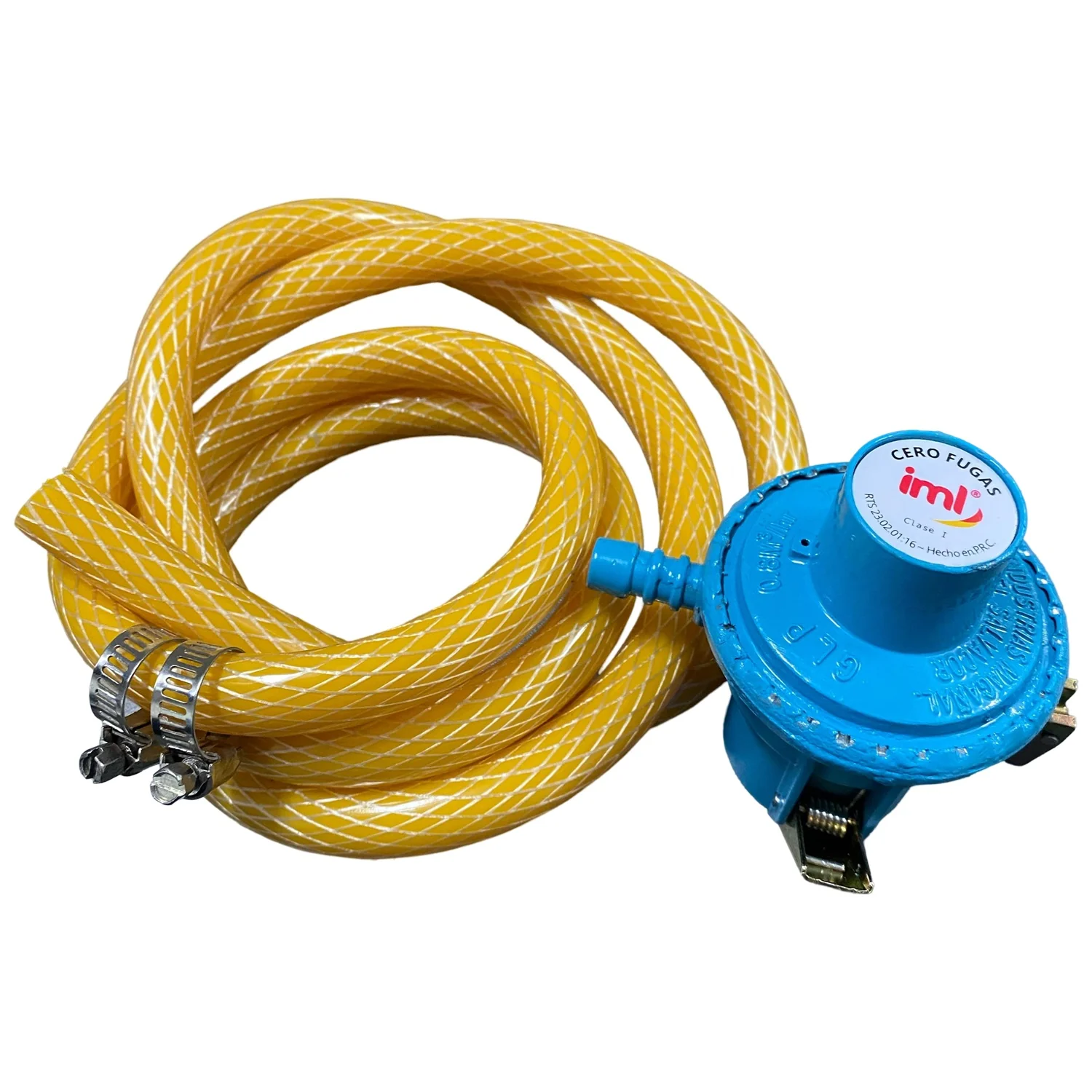Regulador De Gas IML Modelo R-505K1. Tropigas Adaptador Con Manguera