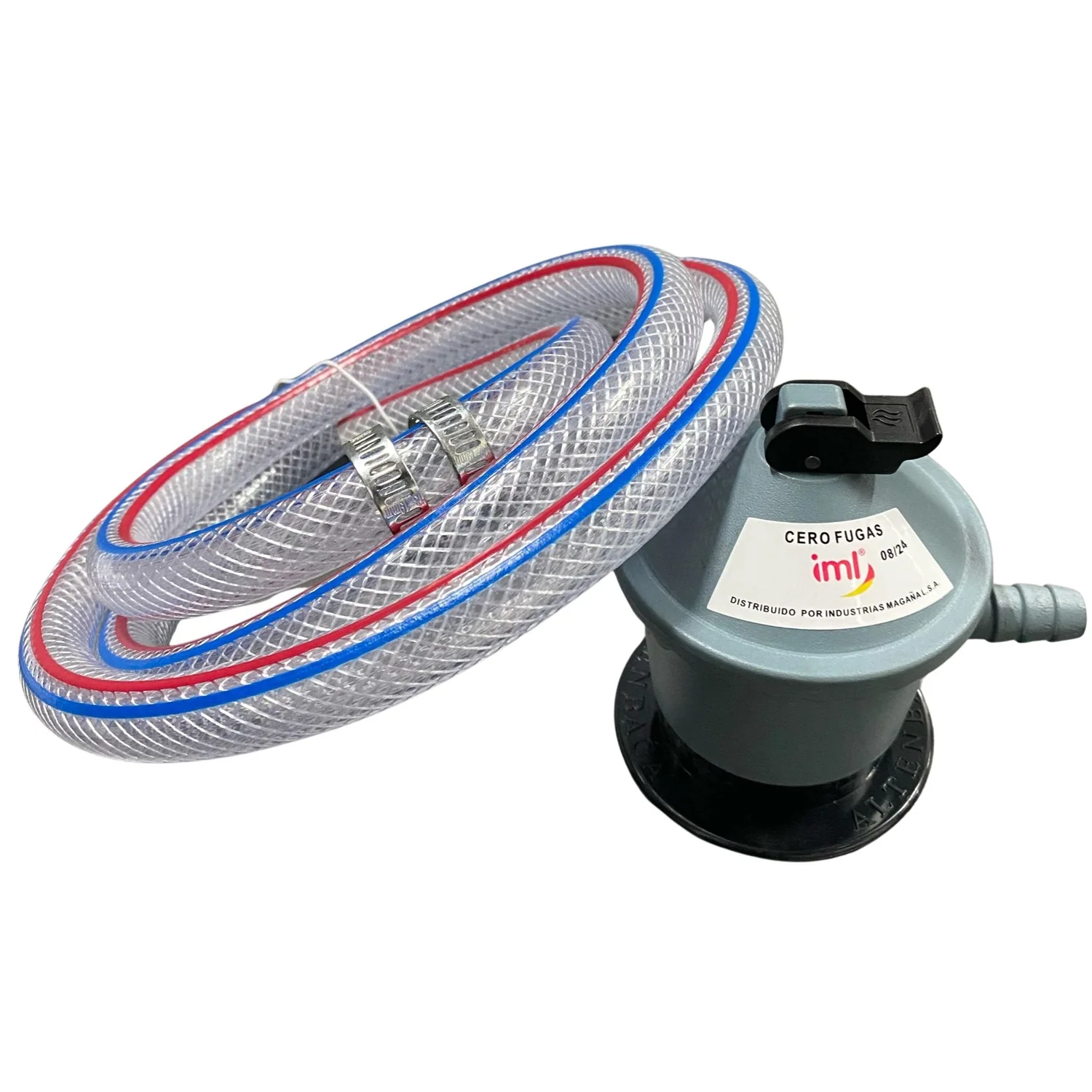 Regulador De Gas IML Modelo R-PG. Panagas Adaptador Con Manguera - Image 3