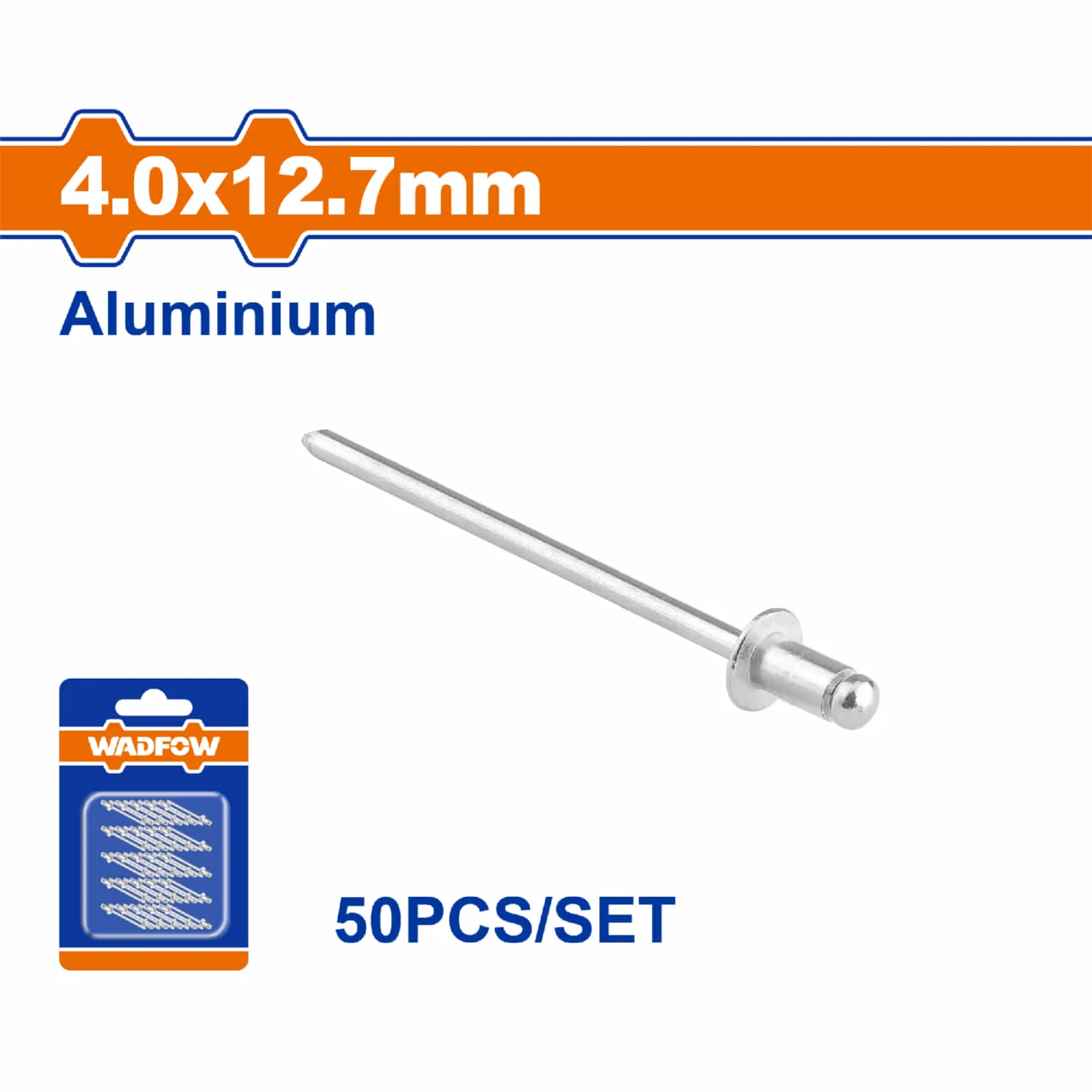 Remaches De Aluminio Y Acero Al Carbono (Set De 50 Piezas) Milimétricos - Image 7