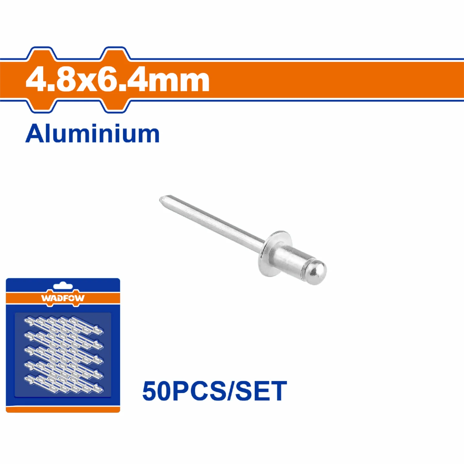 Remaches De Aluminio Y Acero Al Carbono (Set De 50 Piezas) Milimétricos - Image 9