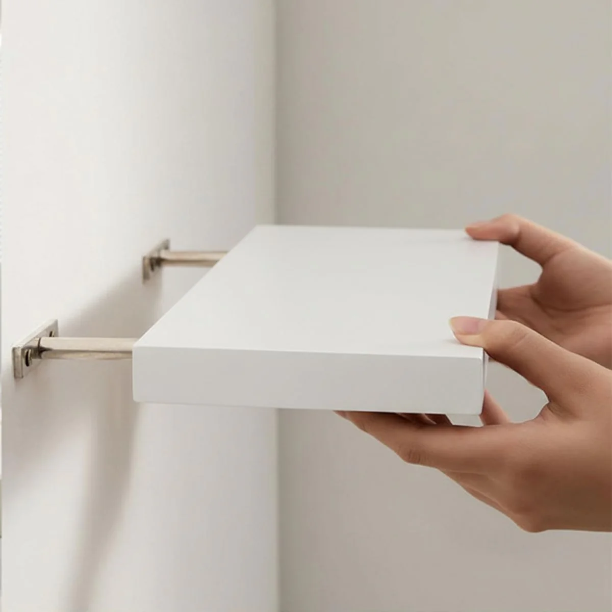 Repisa De Pared Color Blanco (Unidad). Tablillas De 40X15 Cm.