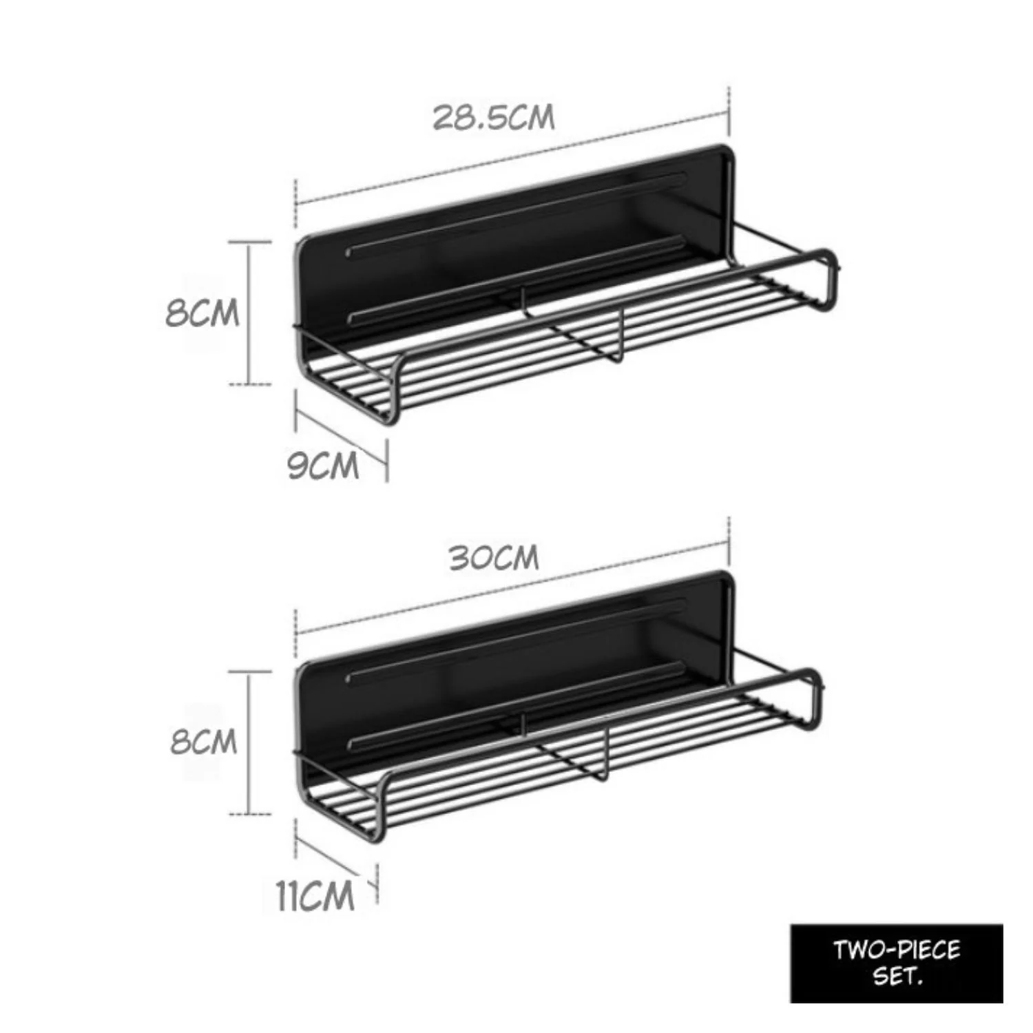 Repisa Organizadora Desmontable Magnética Multiusos. Set 2 Niveles. Ahorra Espacio En Cocina Y Lavandería. Rack - Image 3
