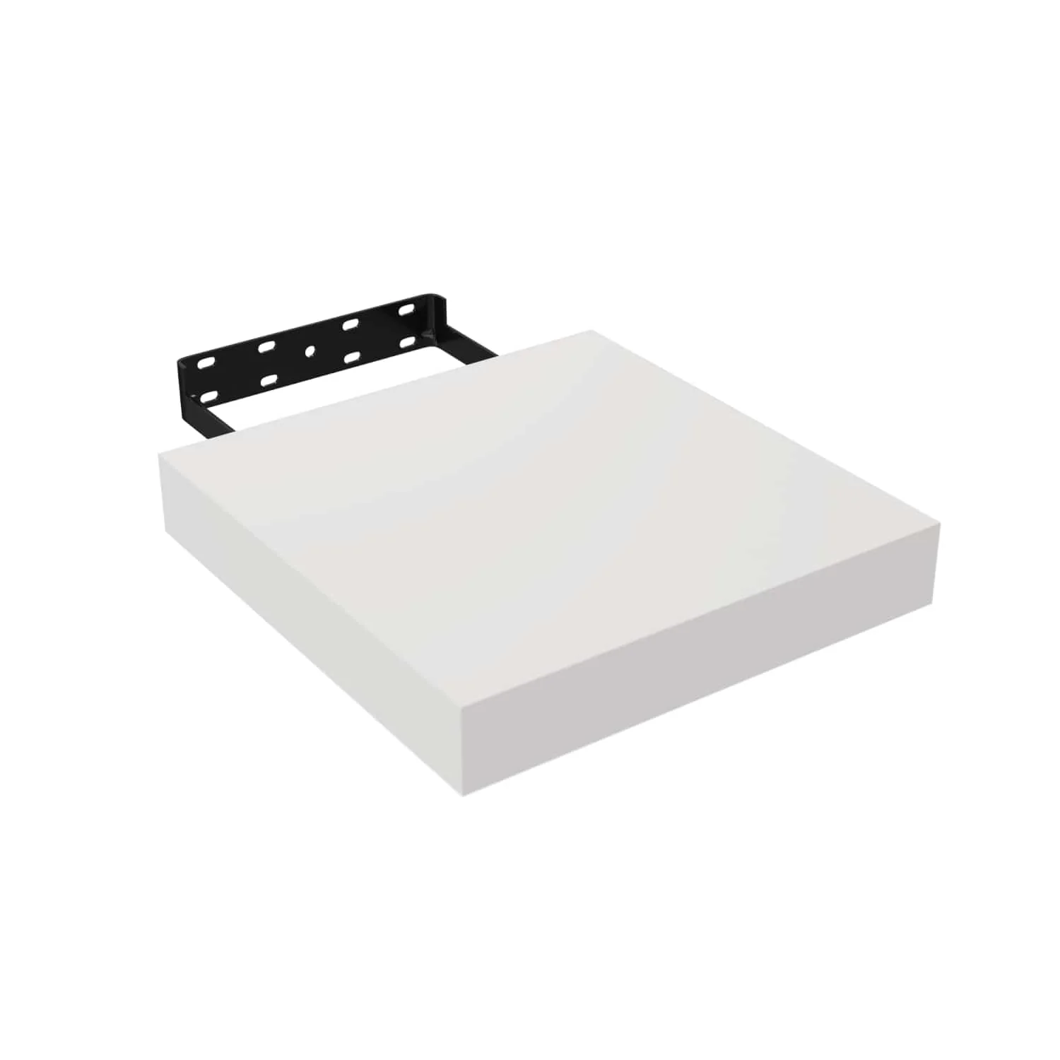 Repisas De Pared 23 Cm Largo X 23.5 Cm Ancho X 38 Mm Espesor (1 1/2") Color Blanco