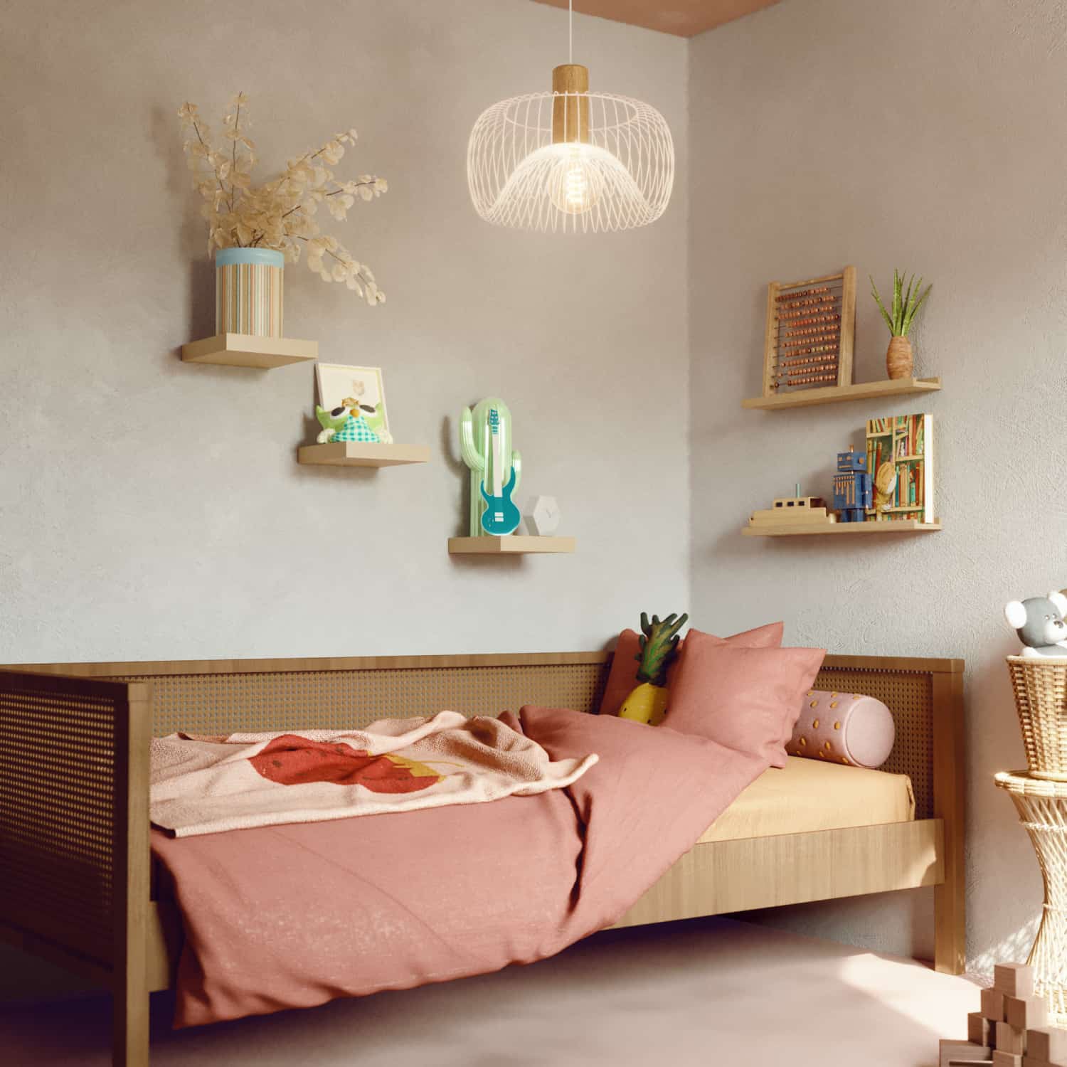 Repisas De Pared 23 Cm Largo X 23.5 Cm Ancho X 38 Mm Espesor (1 1/2") Color Madera - Image 3