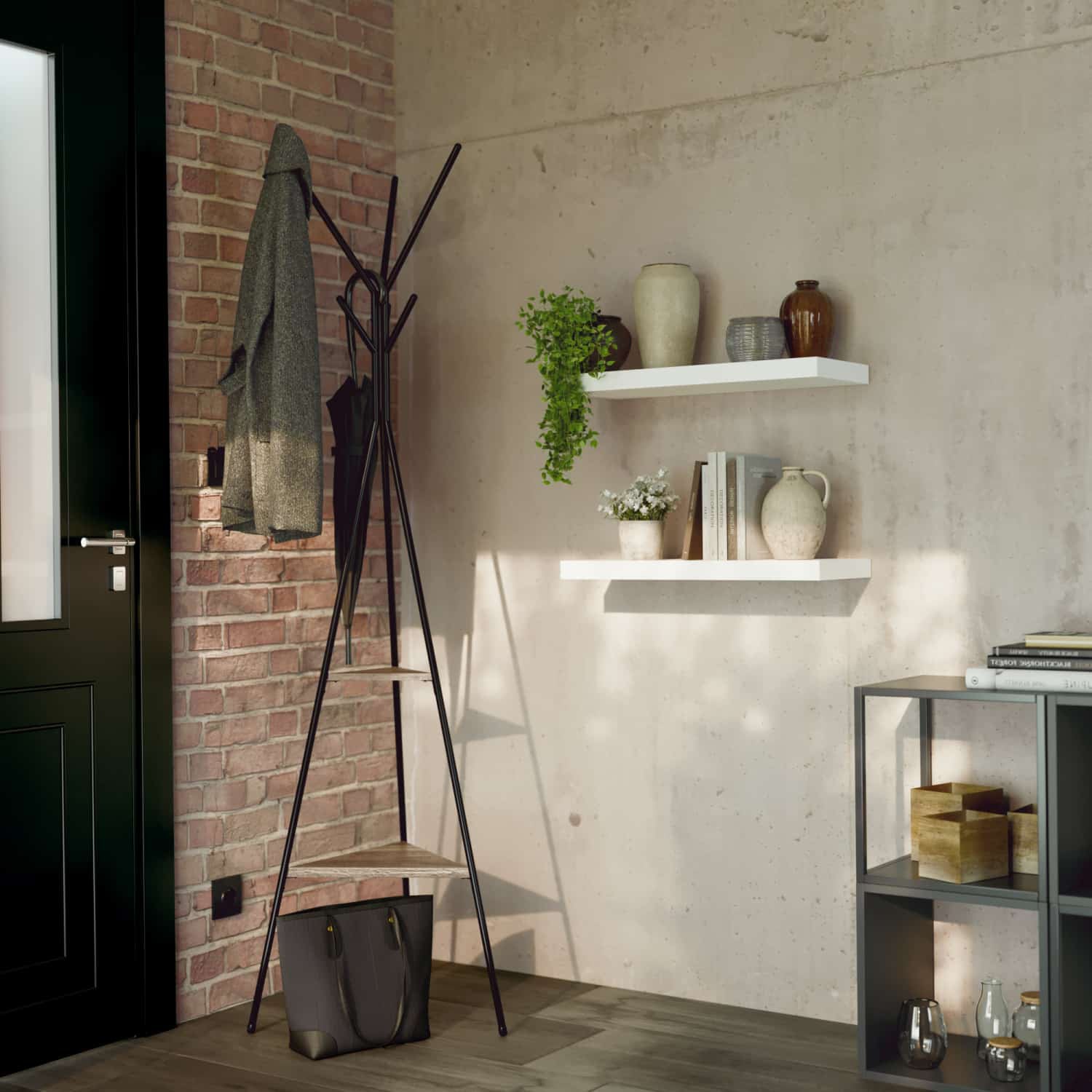 Repisas De Pared 60 Cm Largo X 23.5 Cm Ancho X 38 Mm Espesor (1 1/2") Color Blanco - Image 3