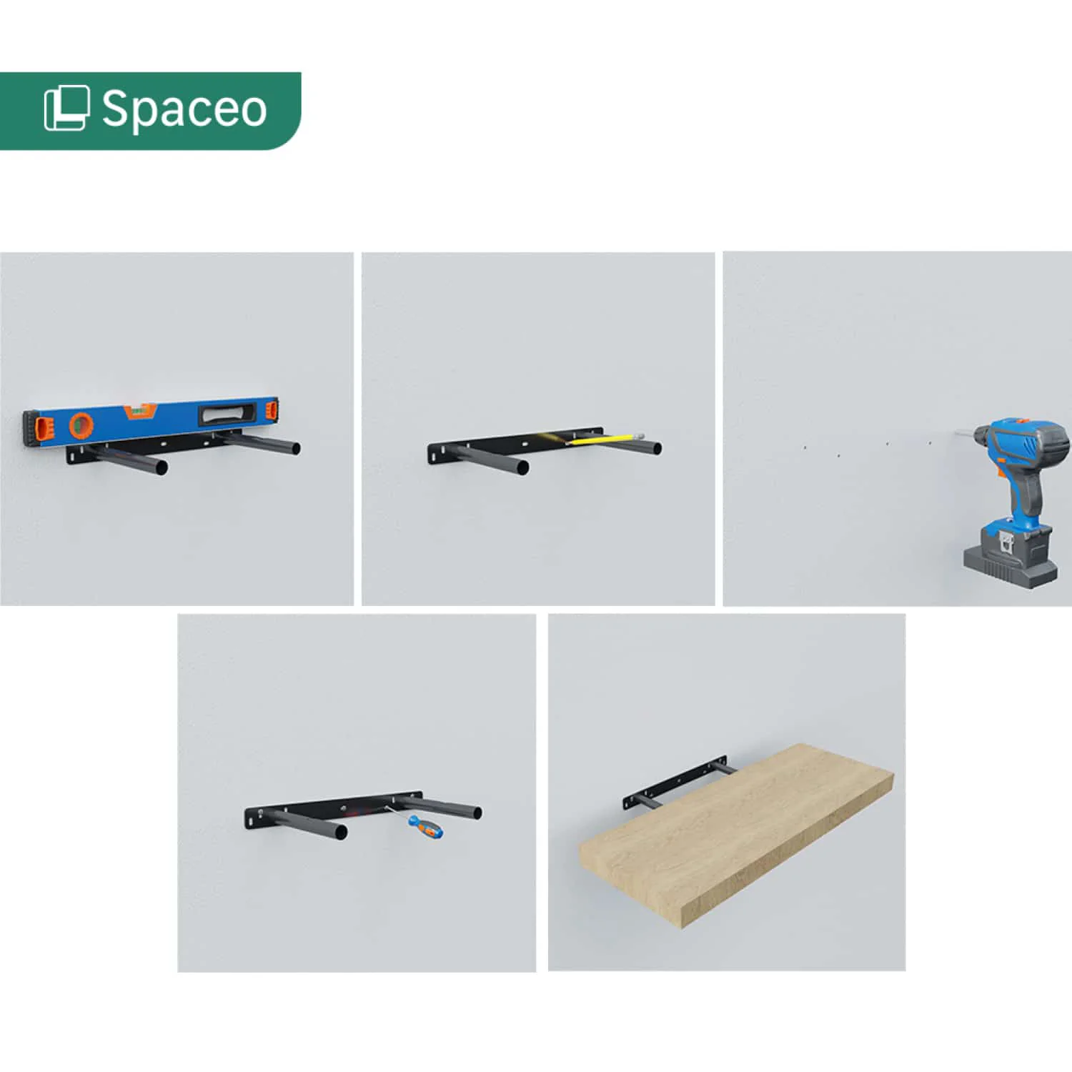 Repisas De Pared 60 Cm Largo X 23.5 Cm Ancho X 38 Mm Espesor (1 1/2") Color Madera - Image 4
