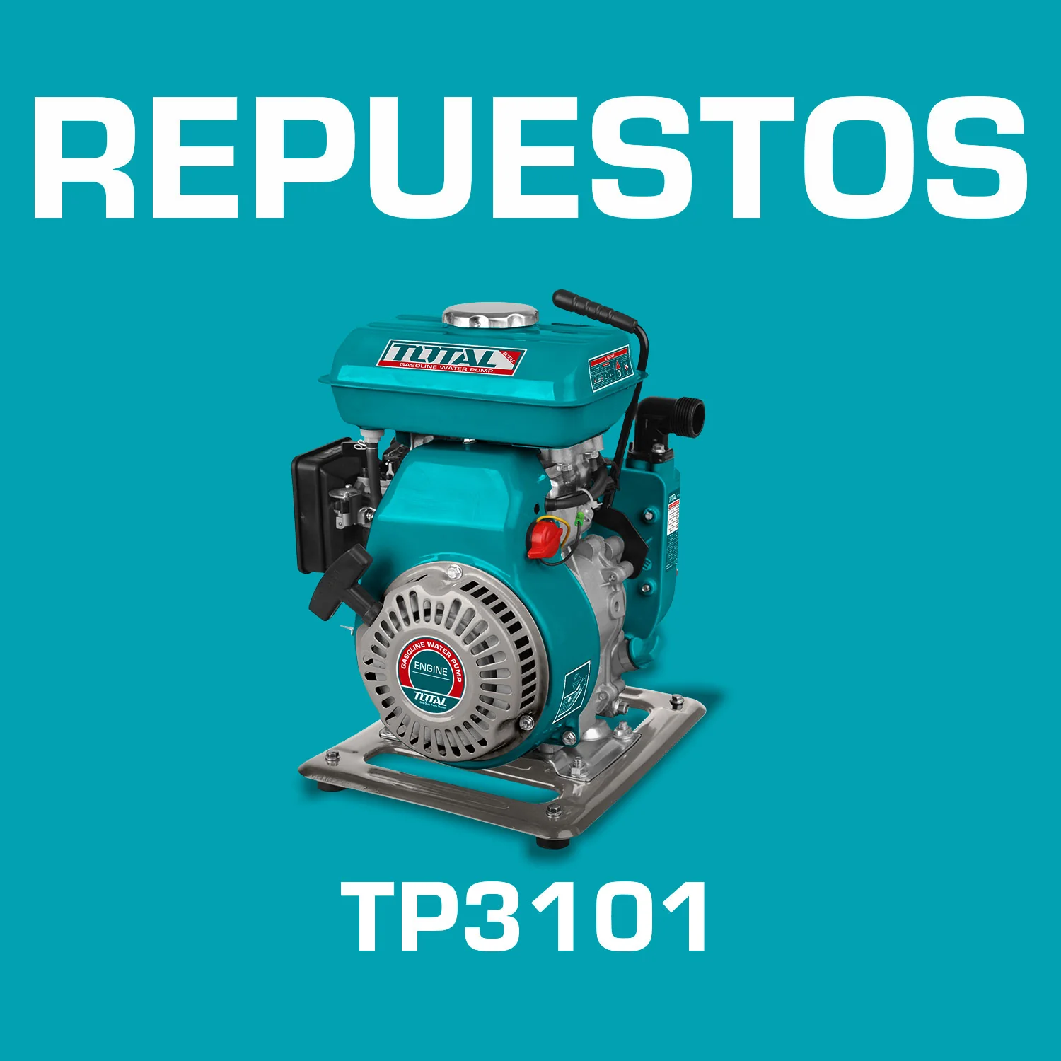 Repuestos Bomba De Agua De Gasolina .4 Tiempos Codigo TP3101
