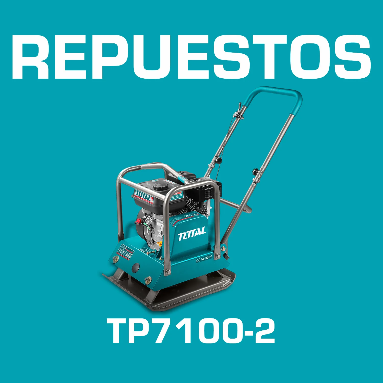 Repuestos Compactadora Tipo Rana De Gasolina. 4.8Kw (6.5HP).  Codigo TP7100-2 - Image 2