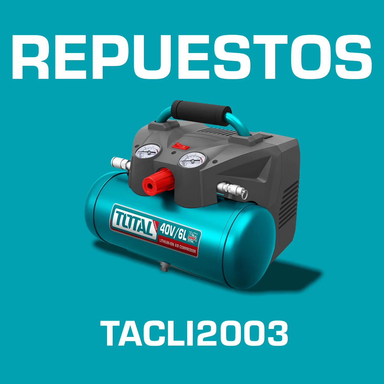 Repuestos Compresor De Aire Inalámbrico 20V Codigo TACLI2003