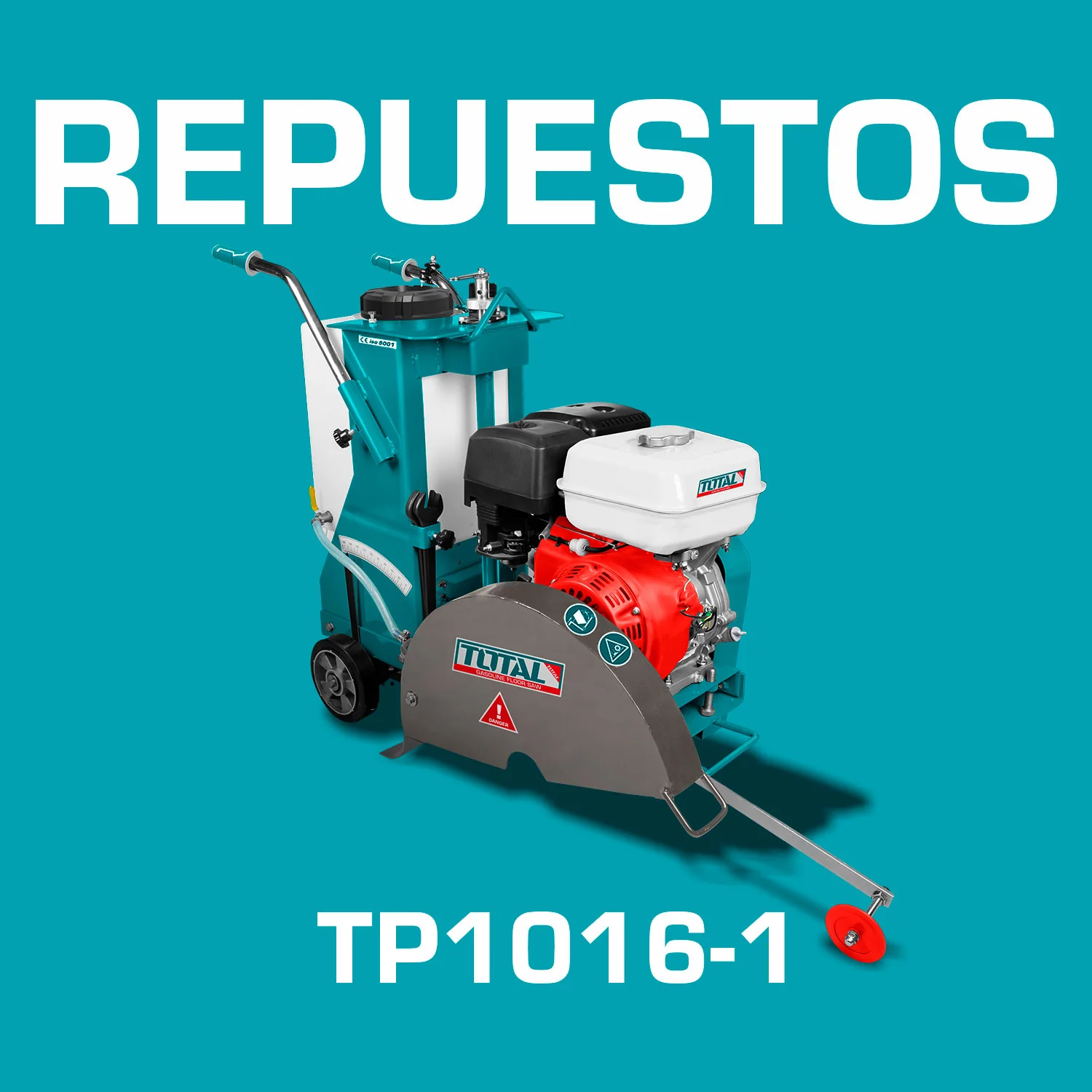 Repuestos Cortadora De Pavimento Motor 4 Tiempos A Gasolina. Codigo TP1016-1