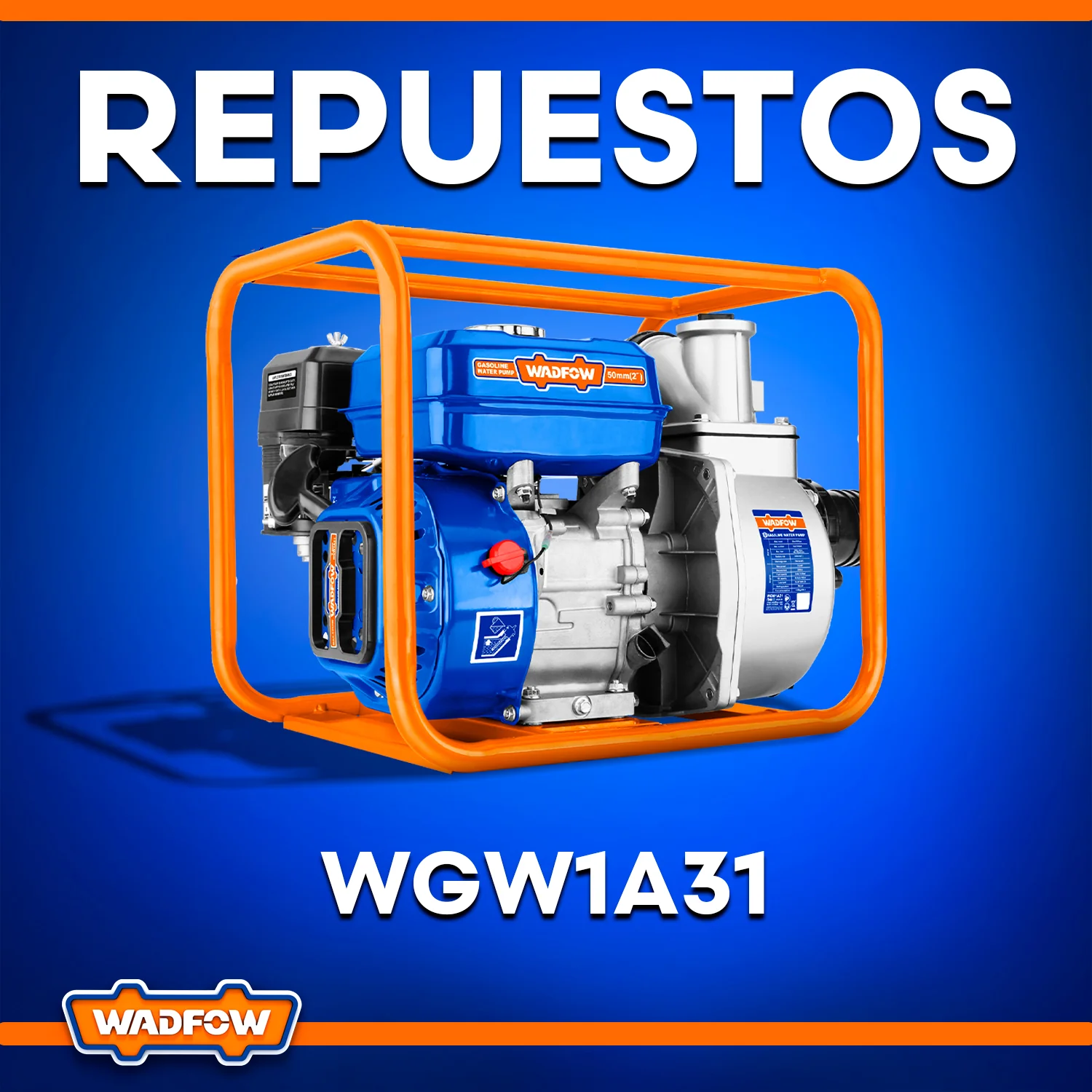 Repuestos De Bomba De Agua A Gasolina 7.0 HP 3" WGW1A31