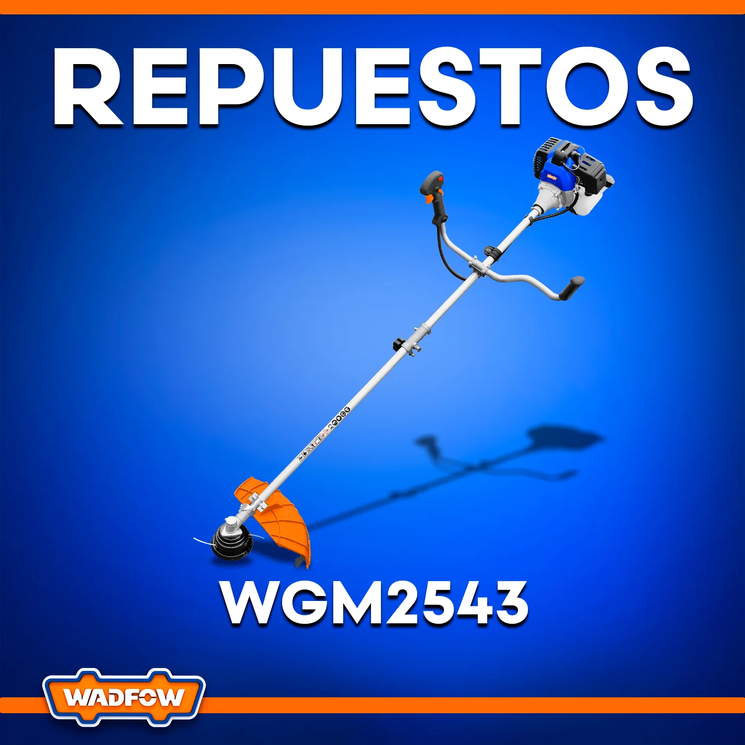 Repuestos De Desmalezadora. Motor 2 Tiempos. 43Cc. Mango Removible. WGM2543