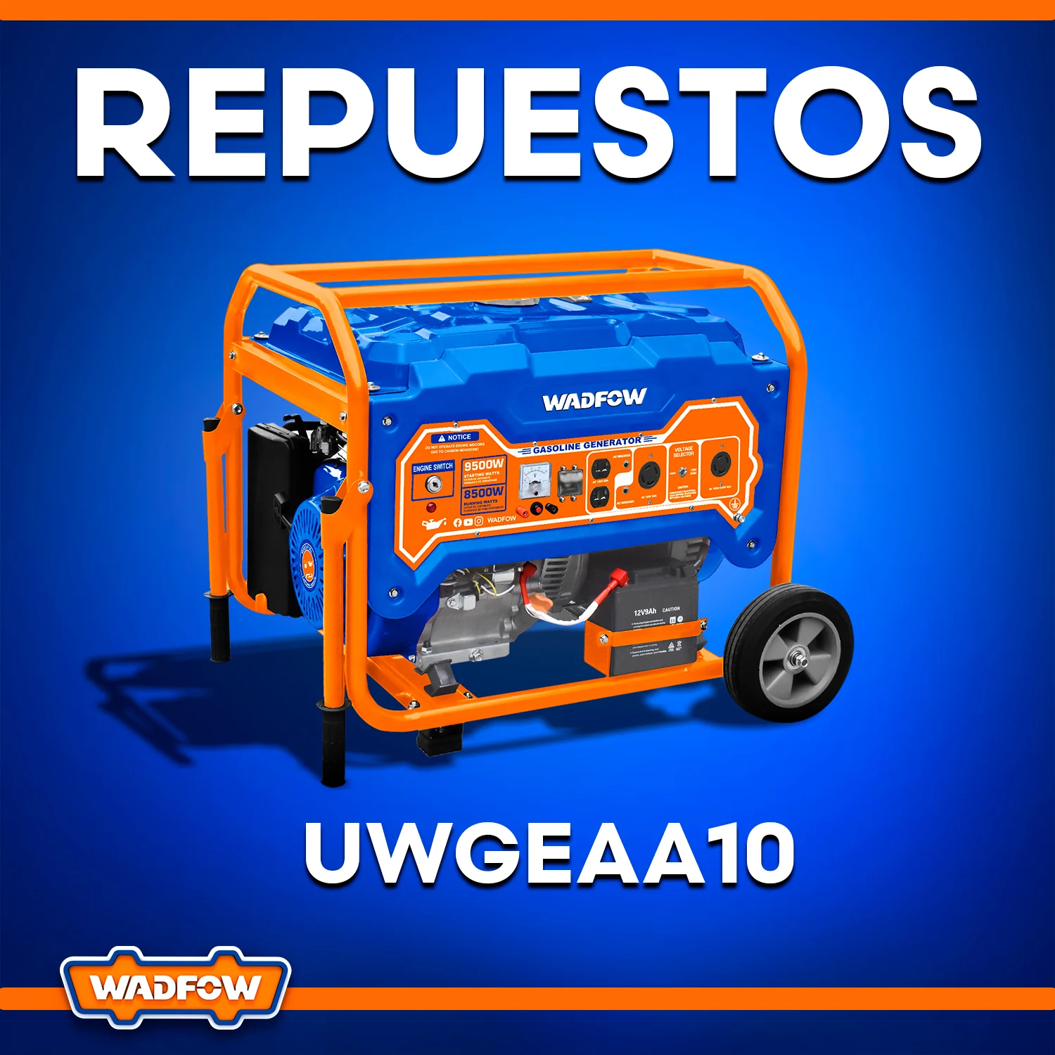 Repuestos De Generador A Gasolina 9500W  UWGEAA10