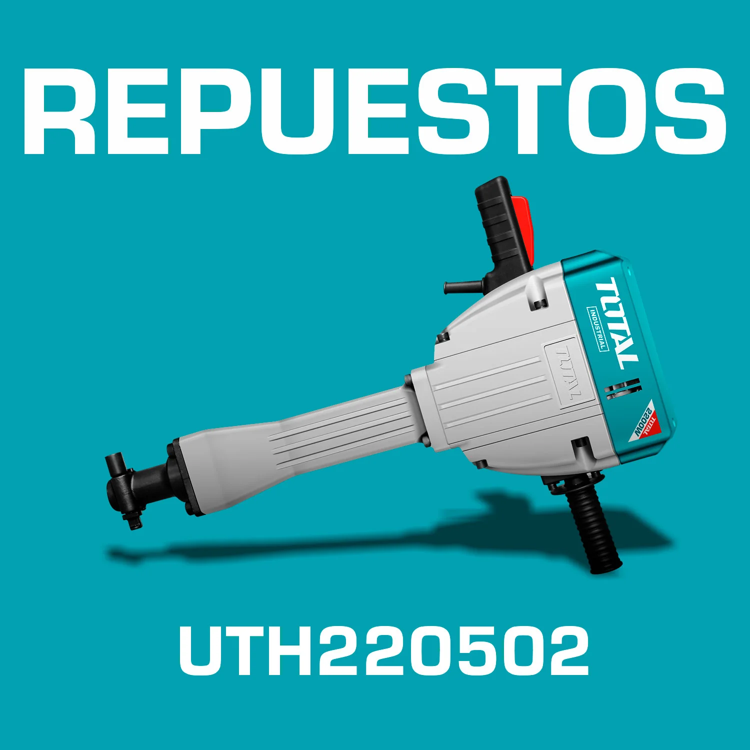 Repuestos Demoledora 2200W SDS HEX 28Mm 30Kg. Codigo UTH220502