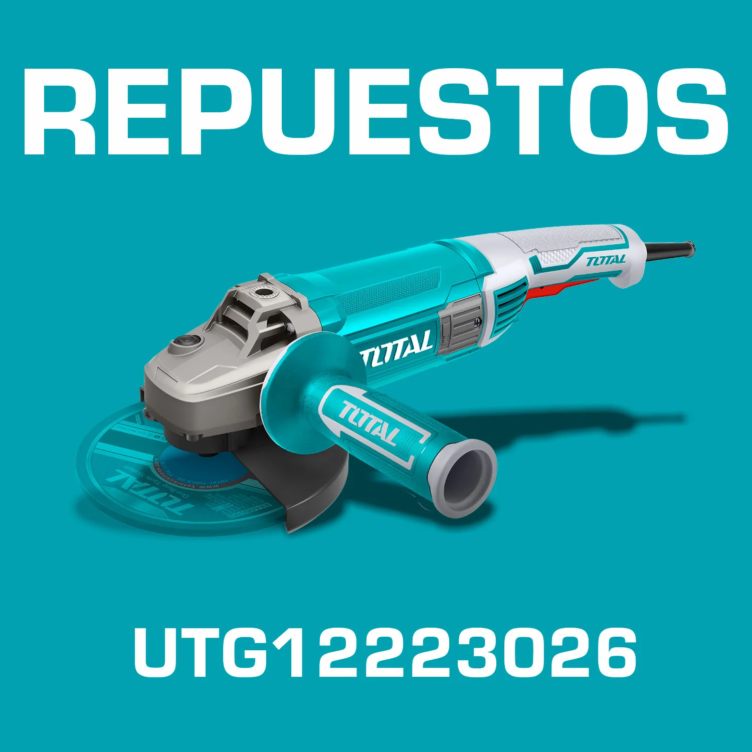 Repuestos Esmeril Angular De 9" 2200W. 5/8"-11 UNC, 6600/Min. Codigo UTG12223026