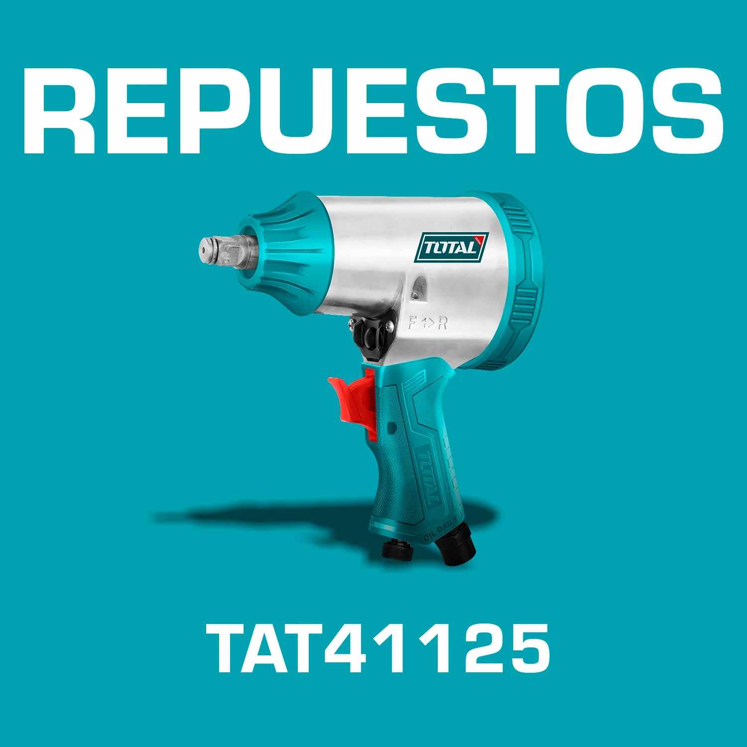 Repuestos Llave De Impacto Neumática 1/2" 7000 Rpm Max. Torque: 312Nm (230Ft) Codigo TAT41125