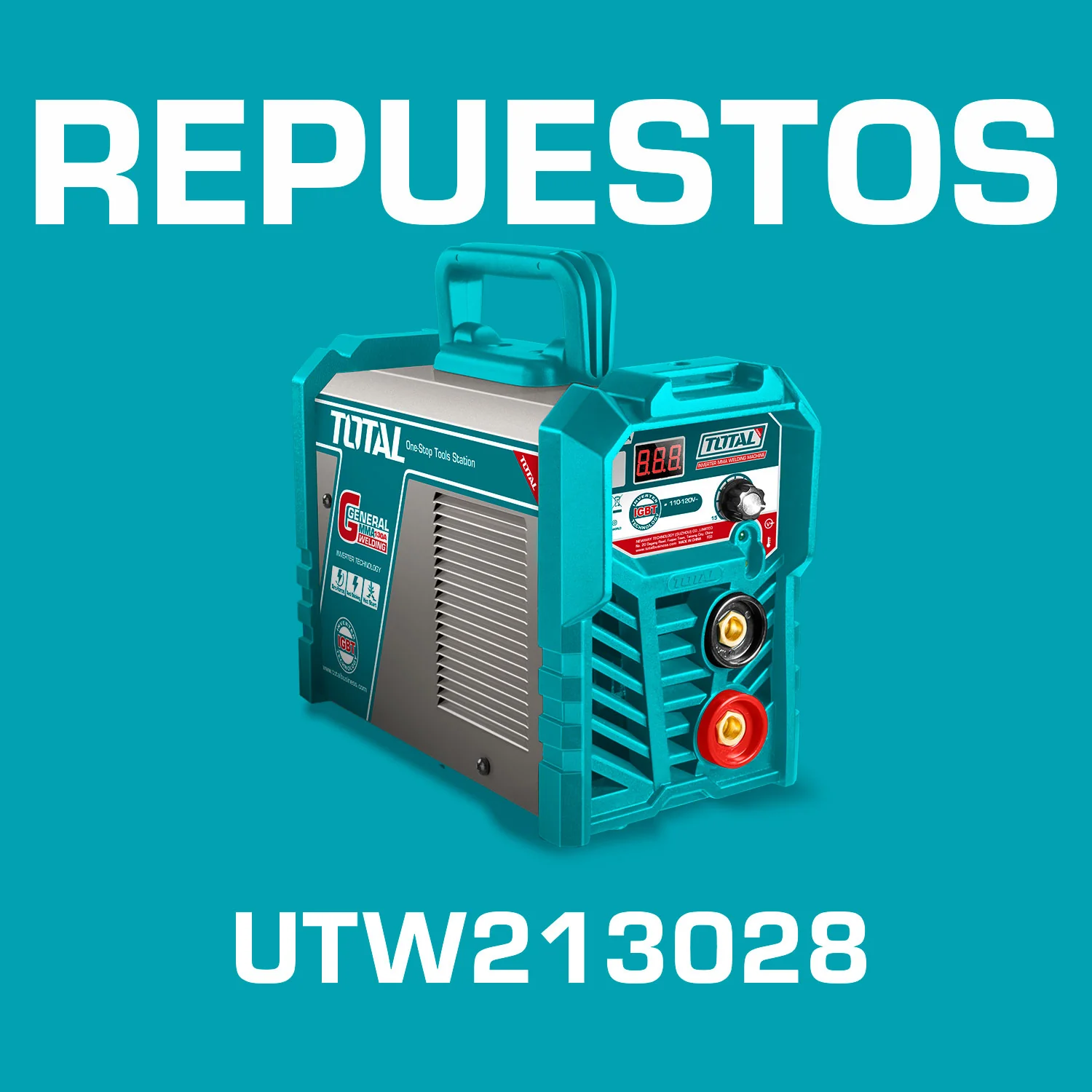 Repuestos Máquina De Soldar Inverter 130A Modelo Medium Duty 45% Codigo  UTW213028