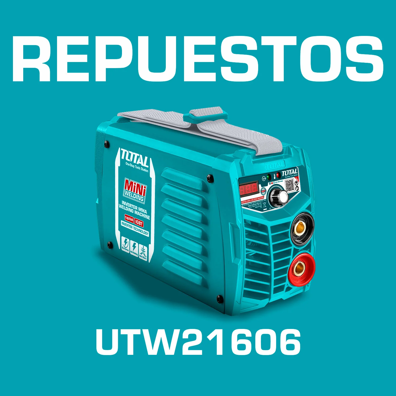 Repuestos Máquina De Soldar UTW21606 Inverter 160 AMP MMA. Codigo UTW21606.