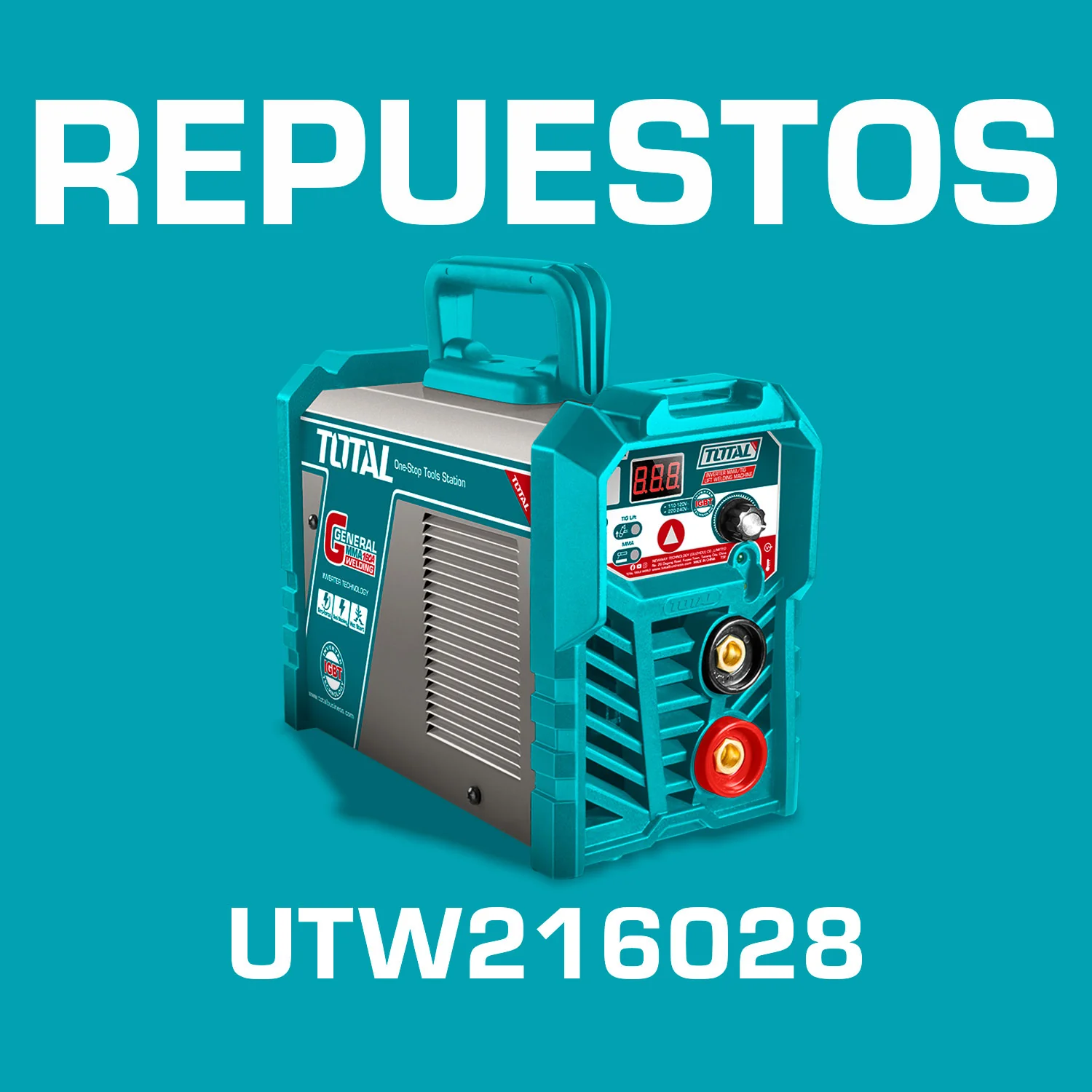 Repuestos Máquina De Soldar Inverter 160A Modelo Medium Duty 45%  Codigo  UTW216028