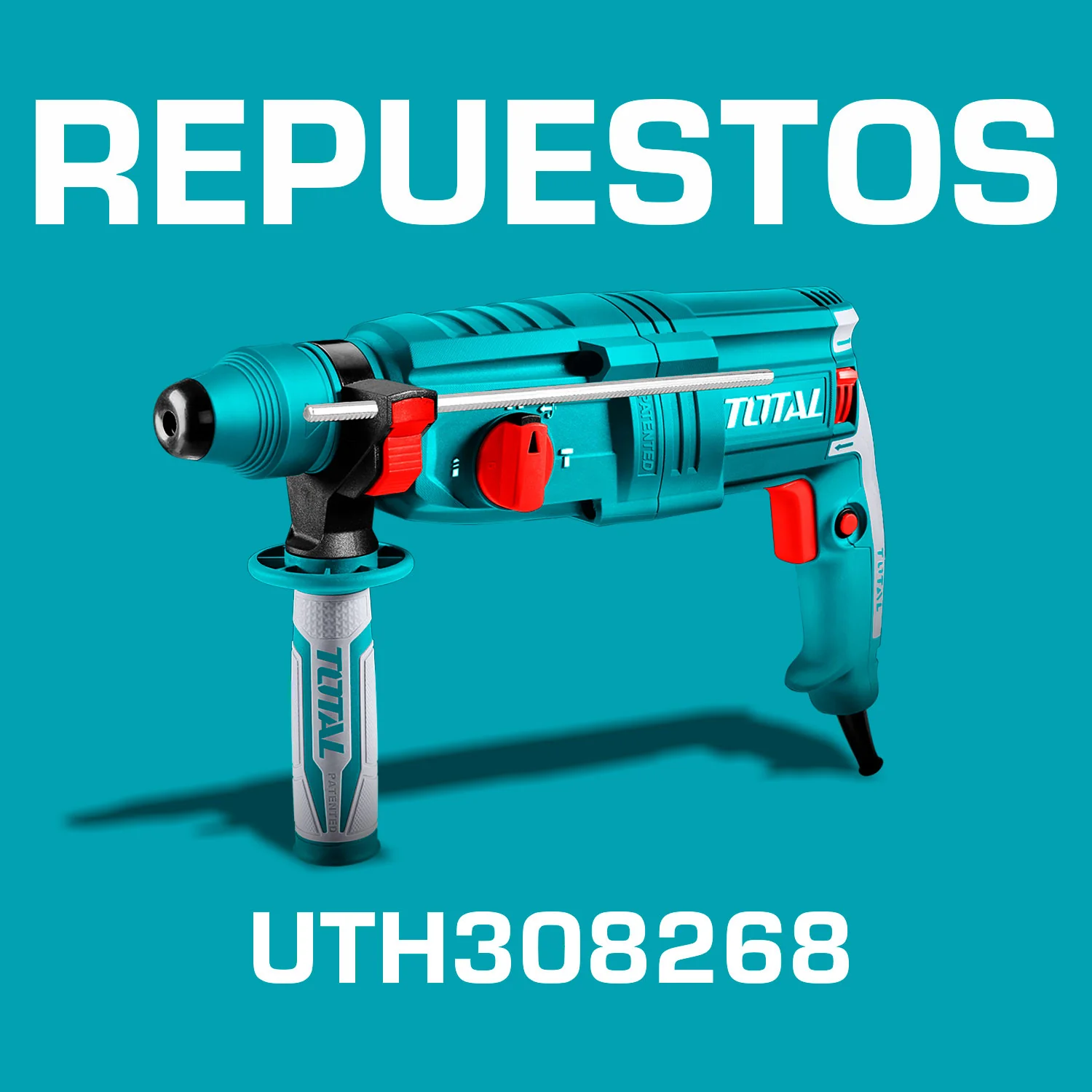 Repuestos Taladro Rotomartillo 800W SDS PLUS. Codigo UTH308268