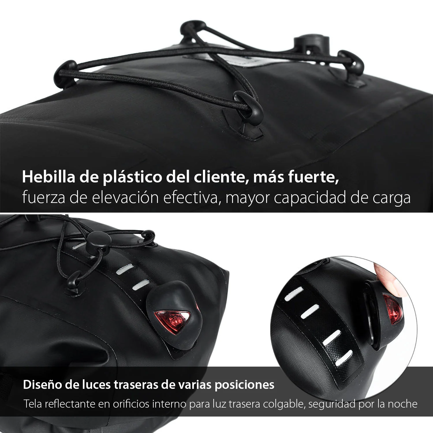 Bolso Impermeable Para Bicicleta 5L, Para Anclar Bajo El Asiento Rhinowalk - Image 4