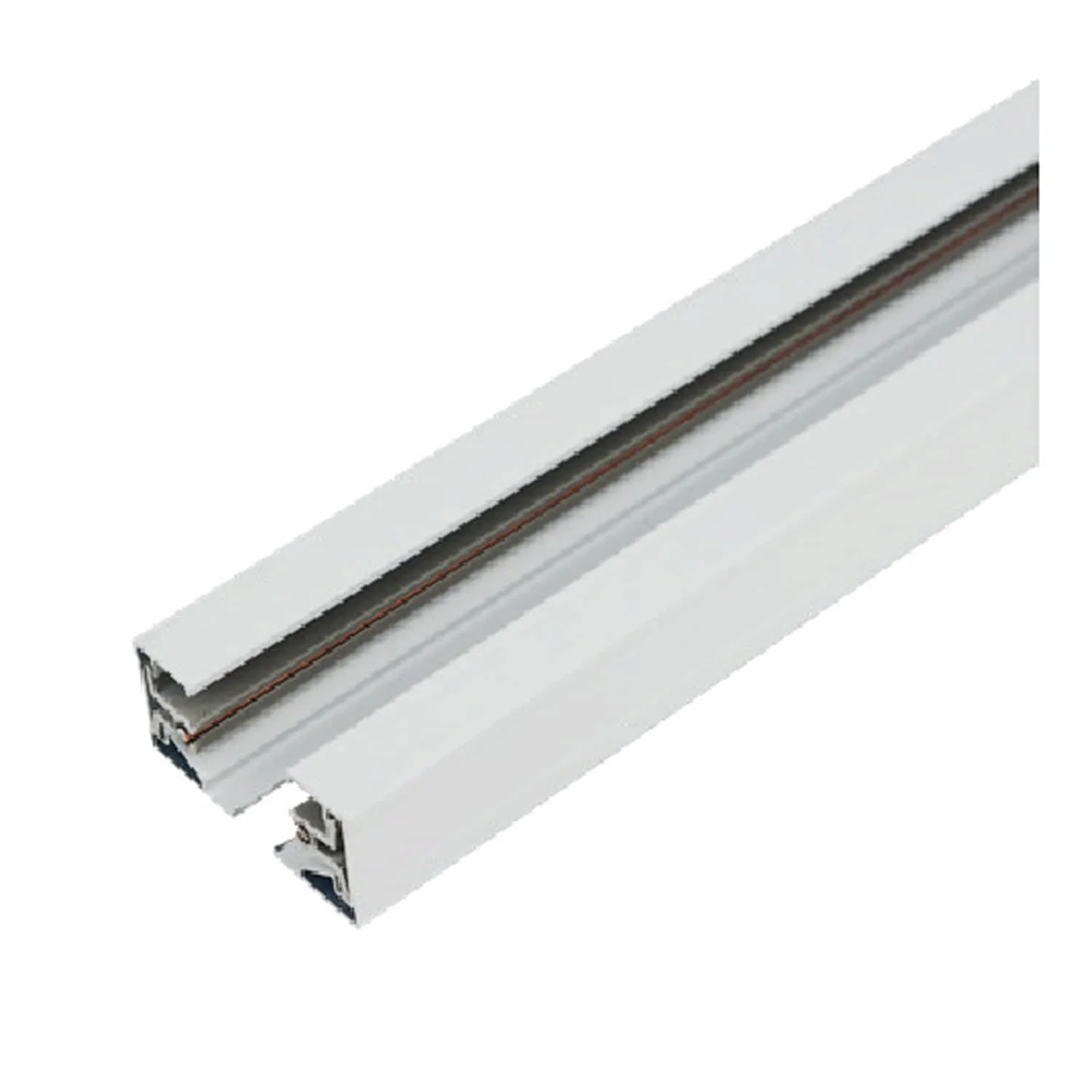 Riel Blanco De Aluminio 1M - Para Lamparas LED Iluminación.