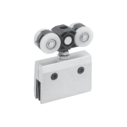 Rodachines P/Puertas De Vidrio Temp.10-12Mm.Inc.2 Rodach Y Acces.Sat.100Kg/Par.Riel TD-8600B-4 - Image 2