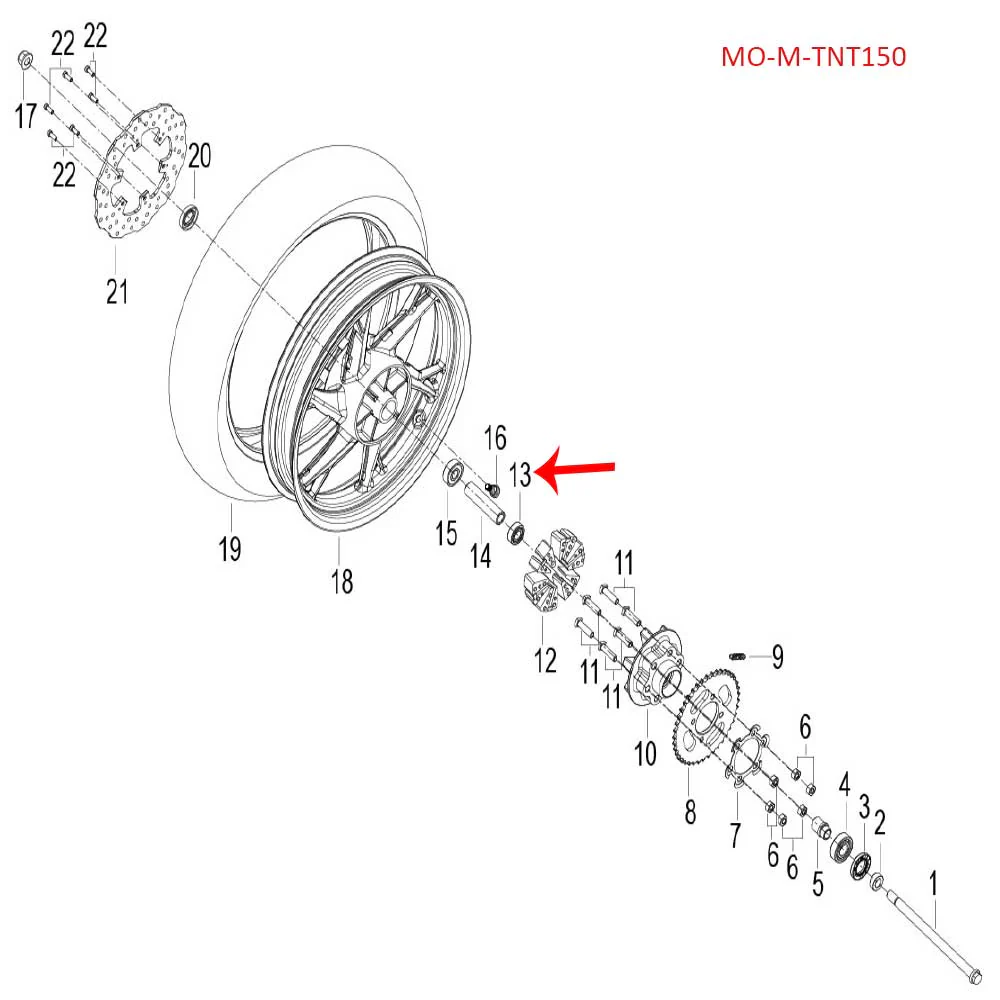 Rodamiento 6202-2RS (TNT135 / RKG150 / TNT150 / TNT25 / LEONCINO250 / TRK251) - Image 3
