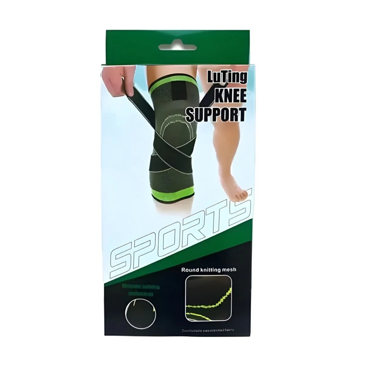 Rodillera Deportiva De Compresión Ajustable Con Soporte De Rótula Para Fitness, Running Y Rehabilitación - Image 3