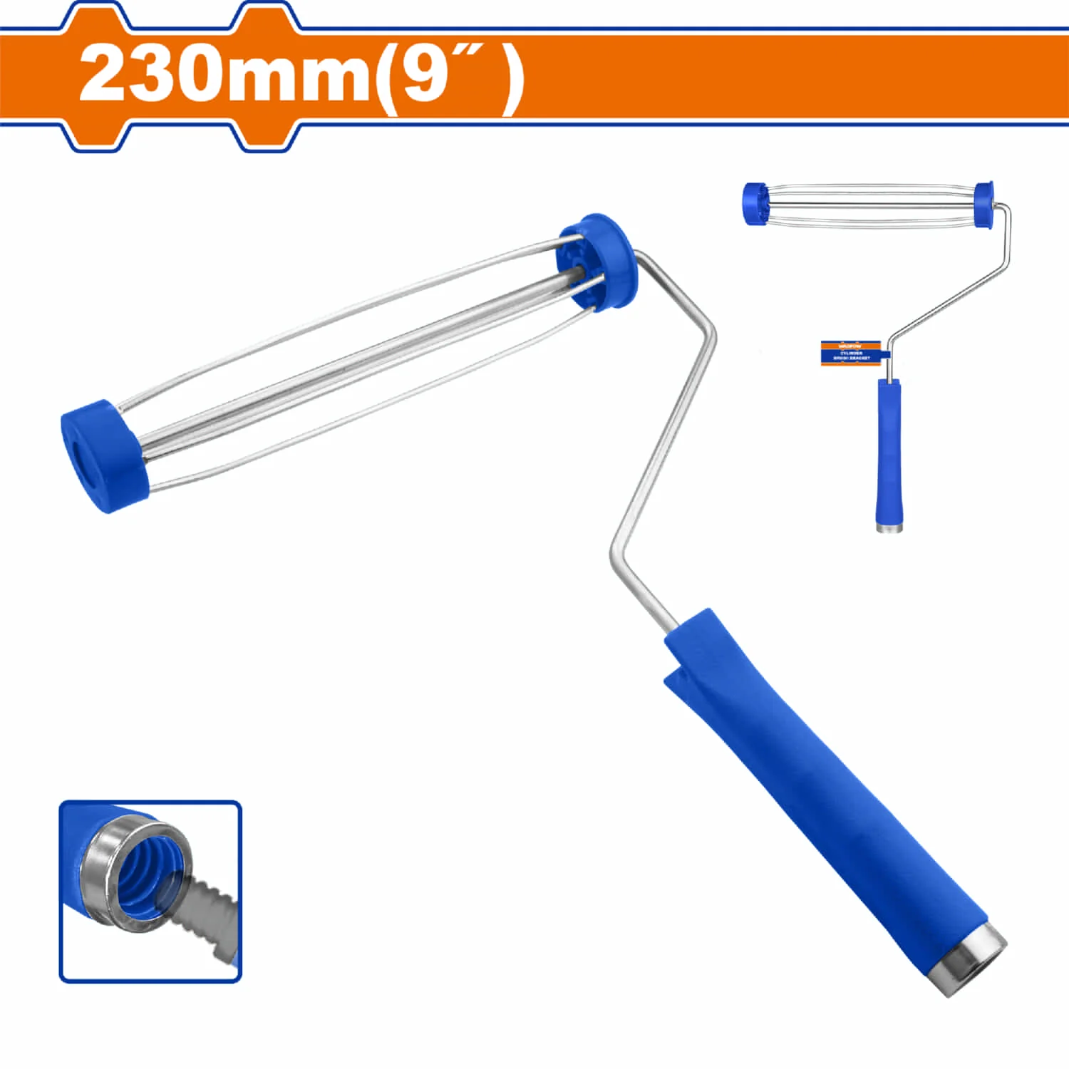 Rodillo De Pintar 9" Alambre De Acero Con Zinc.