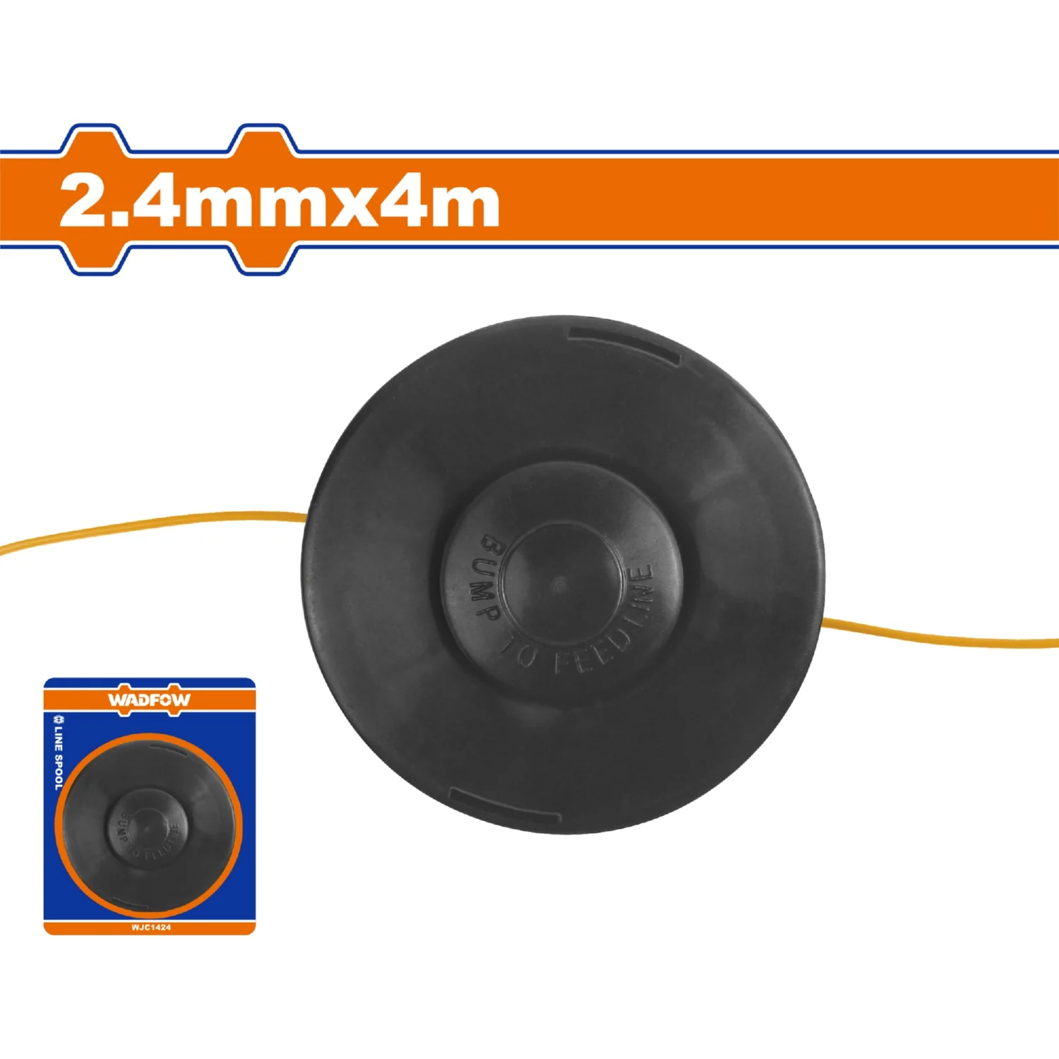 Rollo De Linea Para Desmalezadora 2.4Mm De Diametro 4.2Mm De Longitud. - Image 2