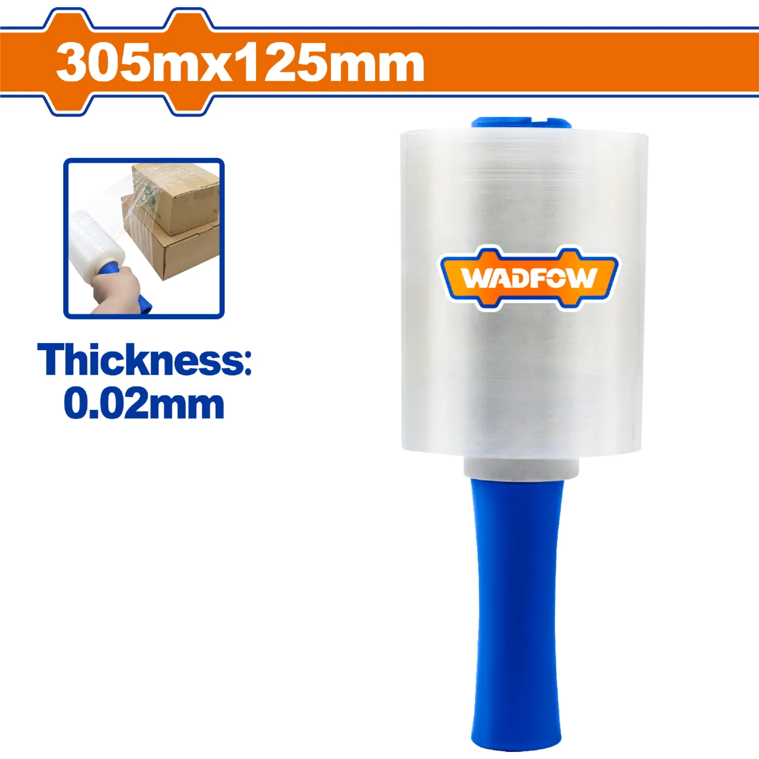 Rollo De Stretch Film Transparente Longitud: 305M Espesor: 0.02Mm. Ideal Para Asa Giratoria. - Image 2
