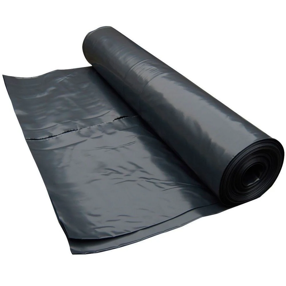 Rollo Plastico Negro De Trabajo Pesado Para Construcción Multipropósito De 20Pies X 100Pies X 6 Mil - Image 3