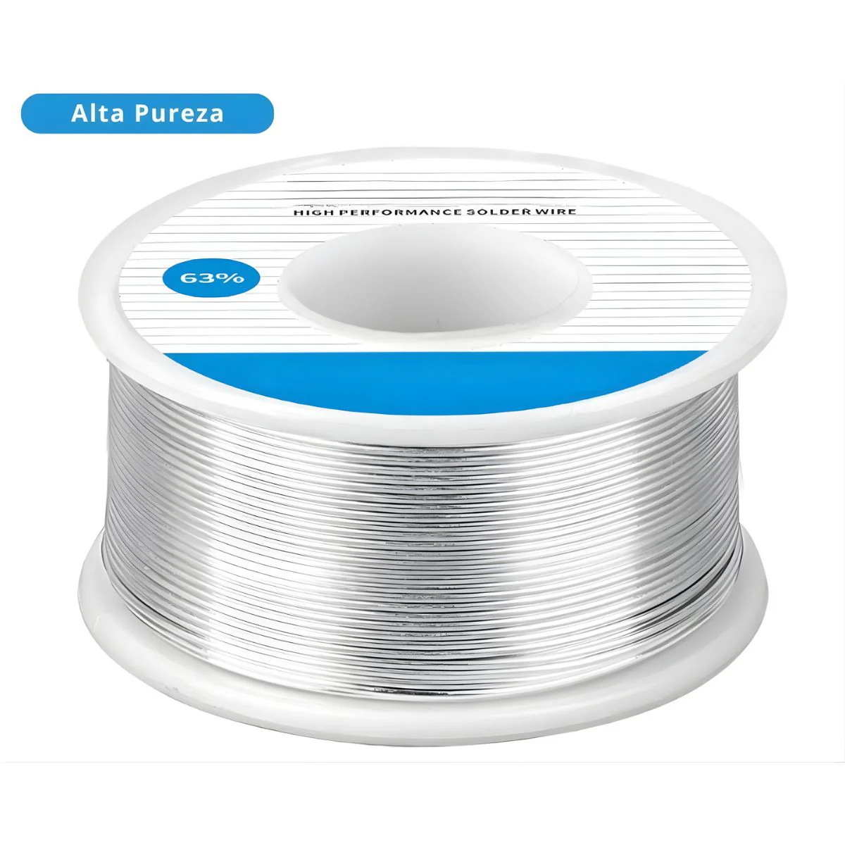 Rollos Cautin Estaño 63% Y Plomo Para Soldar (50Grs). Alambres De Soldadura De Alta Conductividad Para Electrónica. Contenido Fundente 2%. Punto De Fusión 183°C.