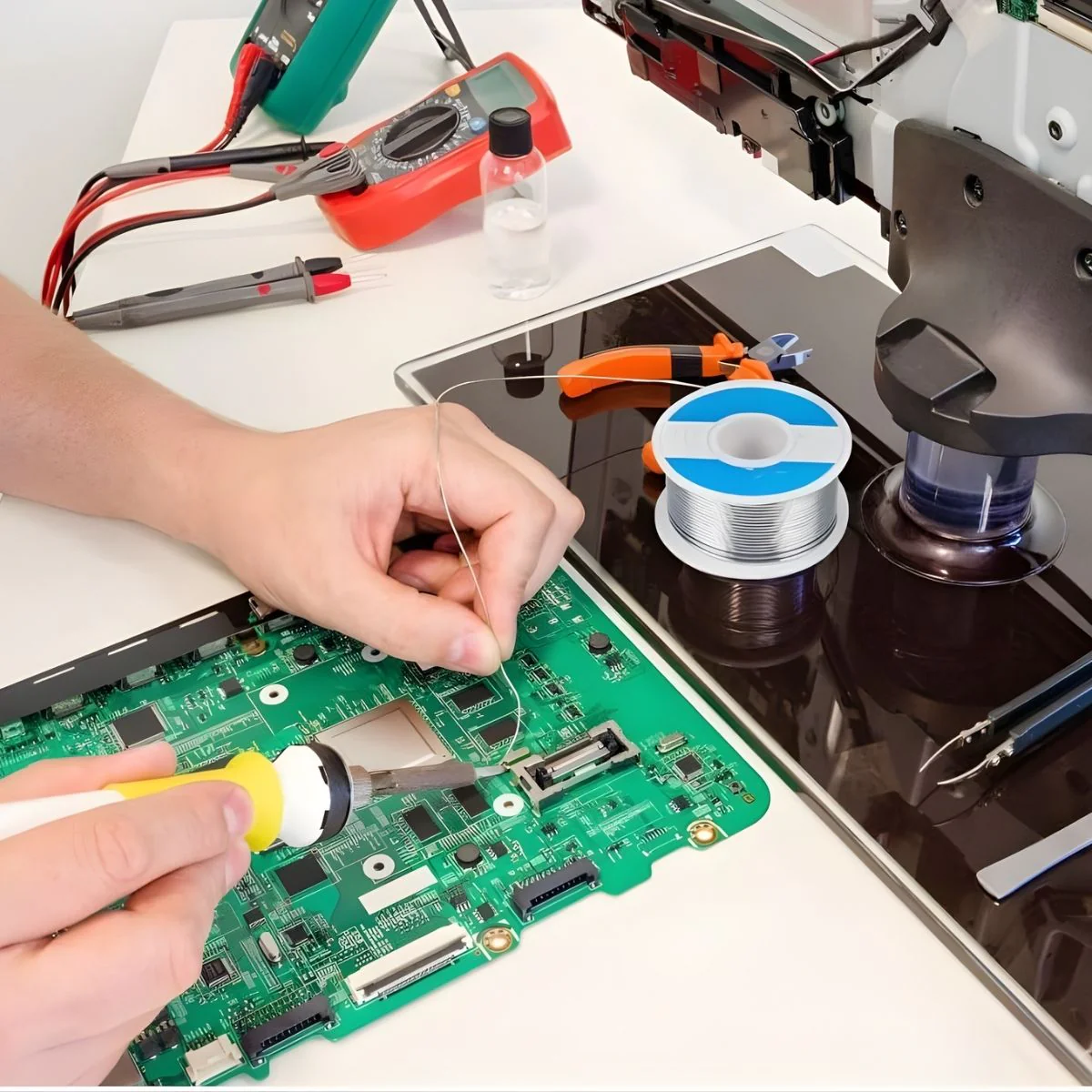Rollos Cautin Estaño 63% Y Plomo Para Soldar (50Grs). Alambres De Soldadura De Alta Conductividad Para Electrónica. Contenido Fundente 2%. Punto De Fusión 183°C. - Image 2