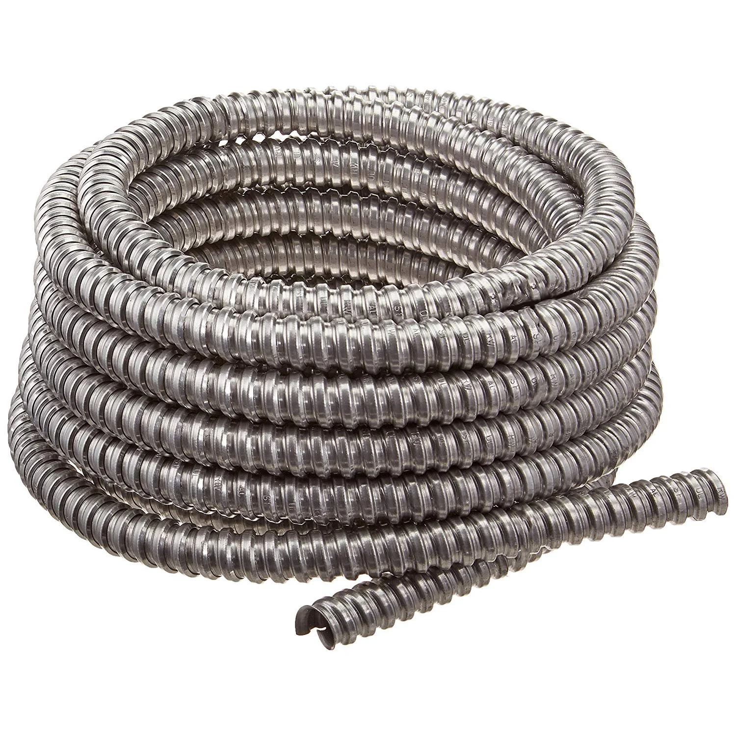 Tuberías Greenfield De Acero Galvanizado. Color Gris. Certificado UL-E508899. (Rollos De 15Mts) - Image 4
