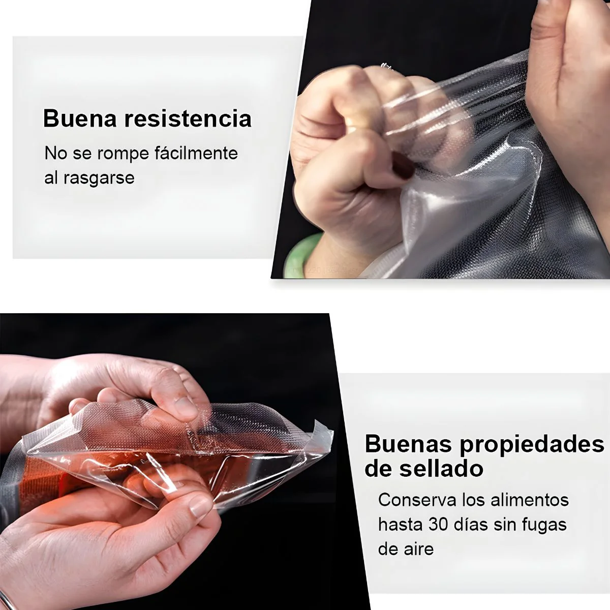 Rollos De Bolsas Para Sellado Al Vacío 5Mts Largo Continuo. Libre De BPA. Apto Para Congelador Y Microondas. Rollo De Envasado Al Vacío - Image 6
